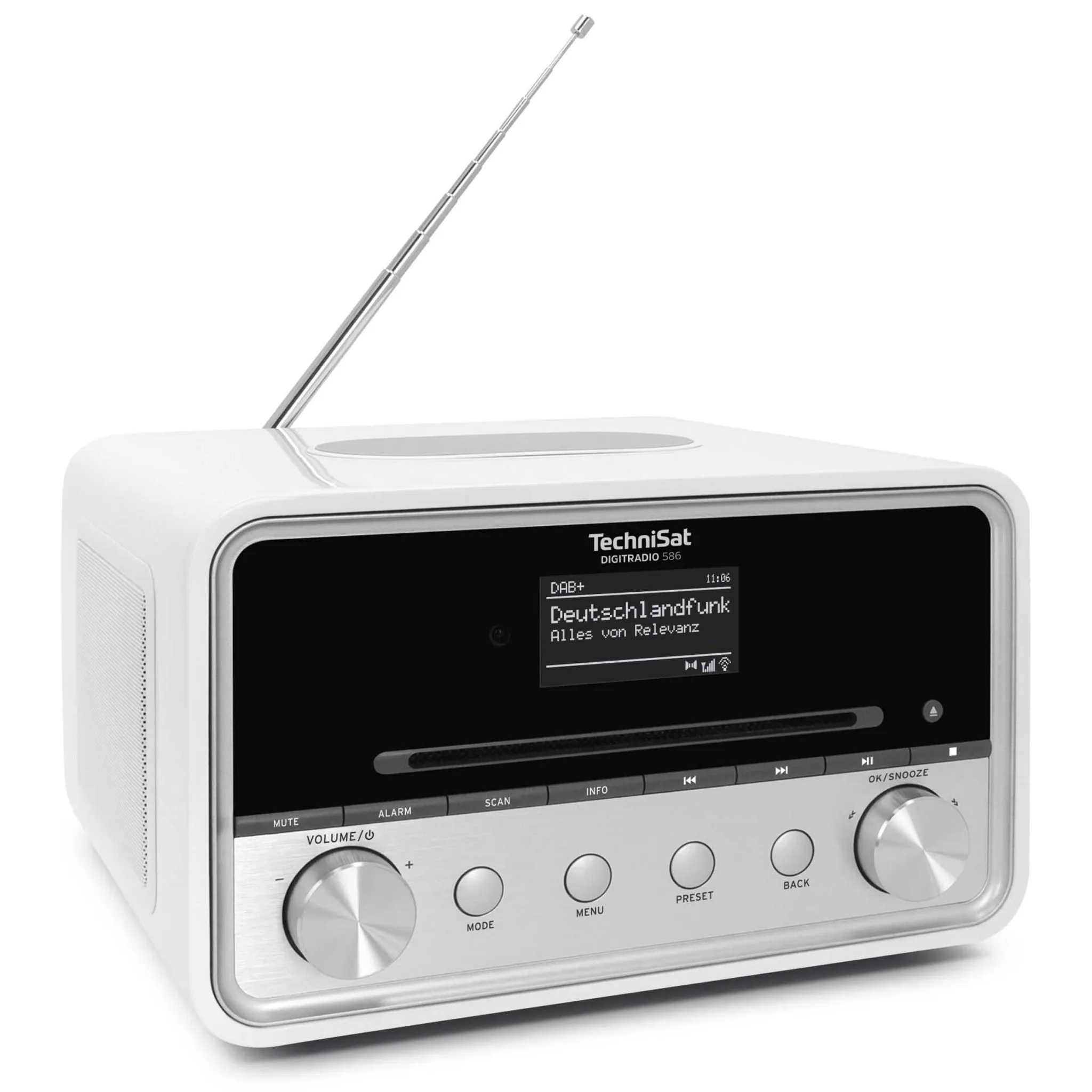 DigitRadio weiß/silber Technisat 586