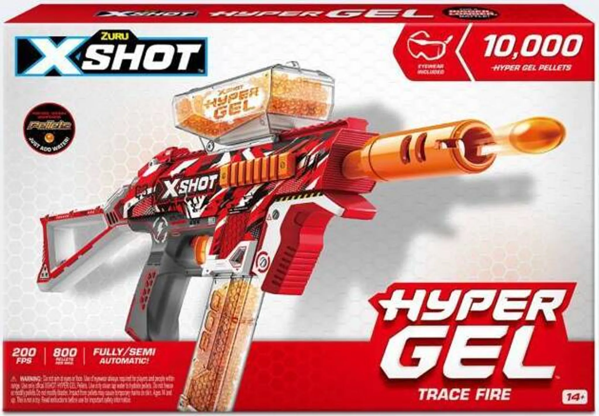 Zuru X-Shot Hyper Gel Trace Fire + 10000 Pellets