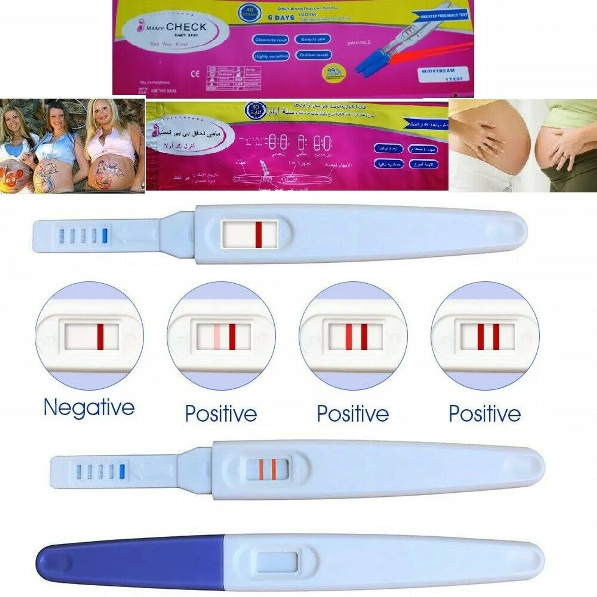 4 Stück Schwangerschaftstest Frühtest