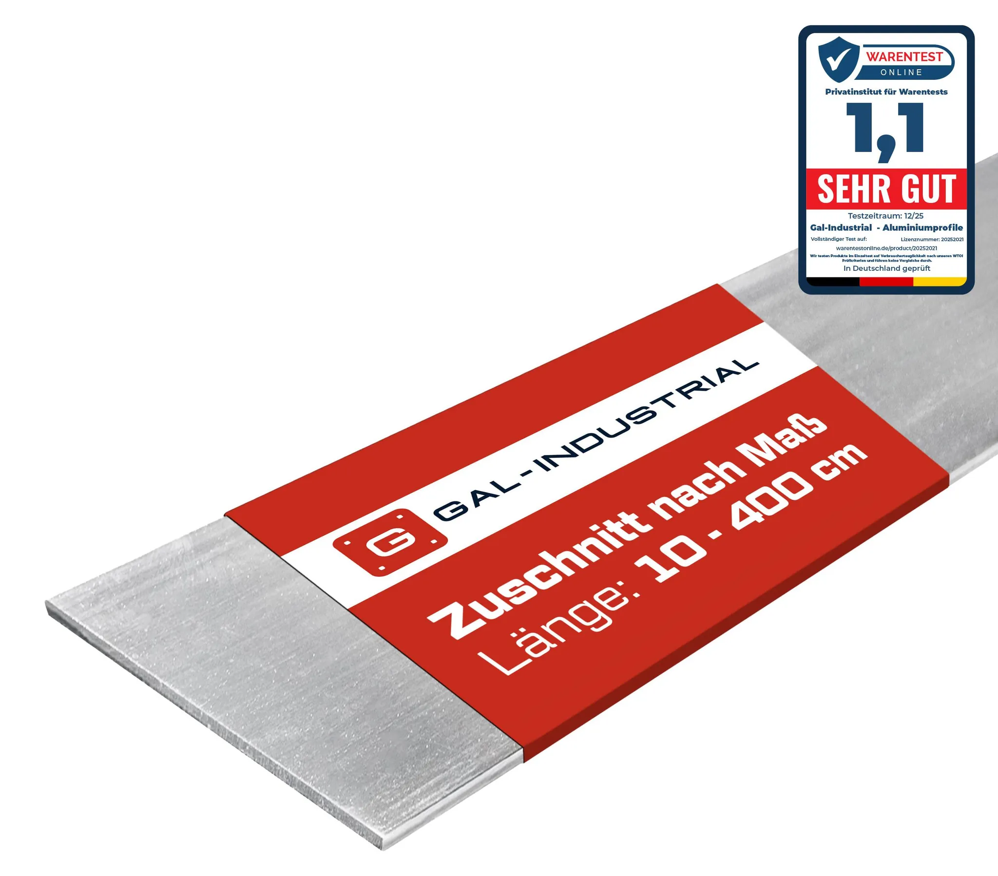 Aluminium Rechteckrohr AW-6060 – 50x15x2 Mm, Länge Wählbar (25–2000 Mm), Für Modellbau & Maschinenbau