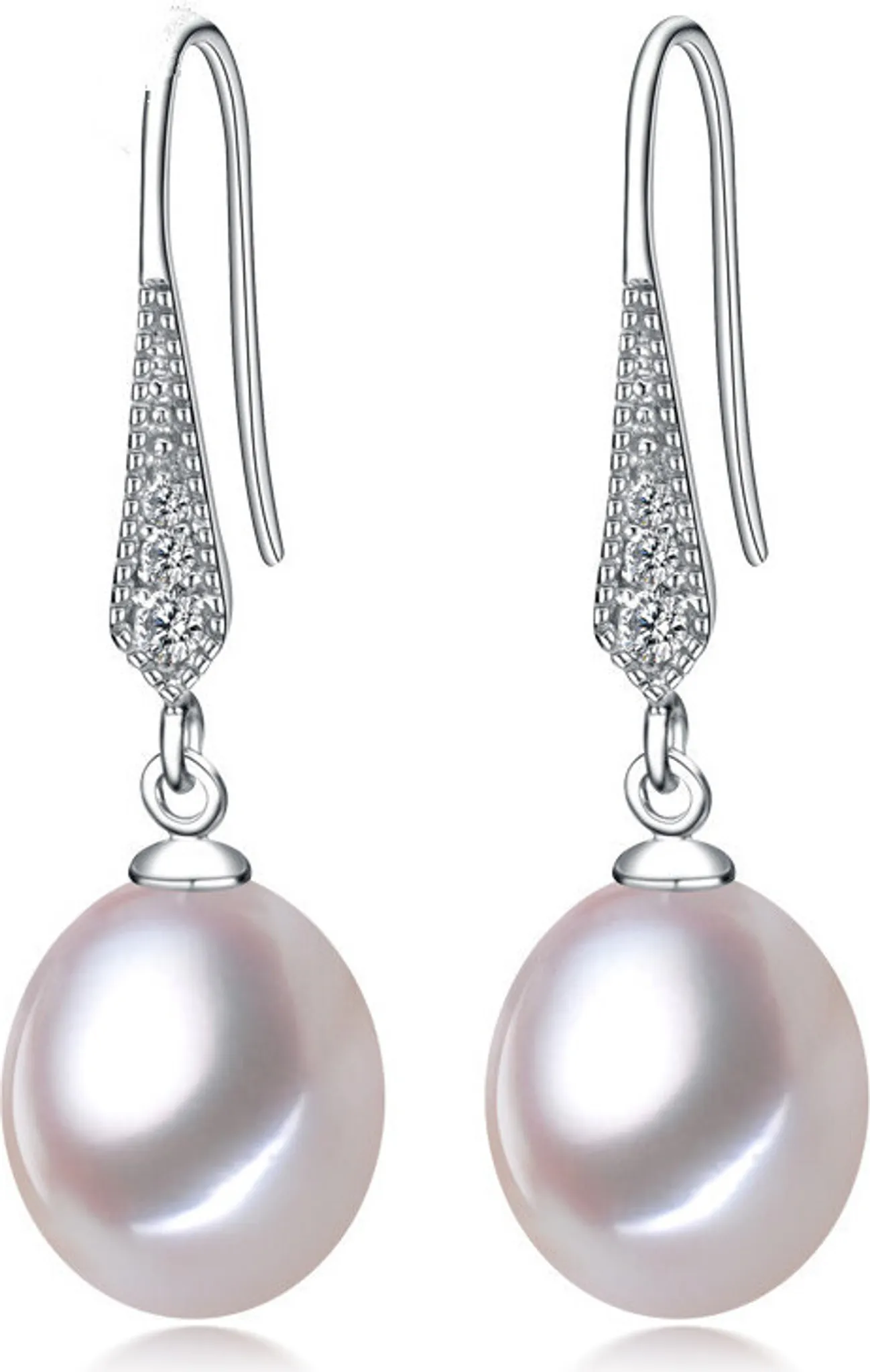 Orecchini Argento 925 Con Perla D'Acqua Dolce - Foto 6