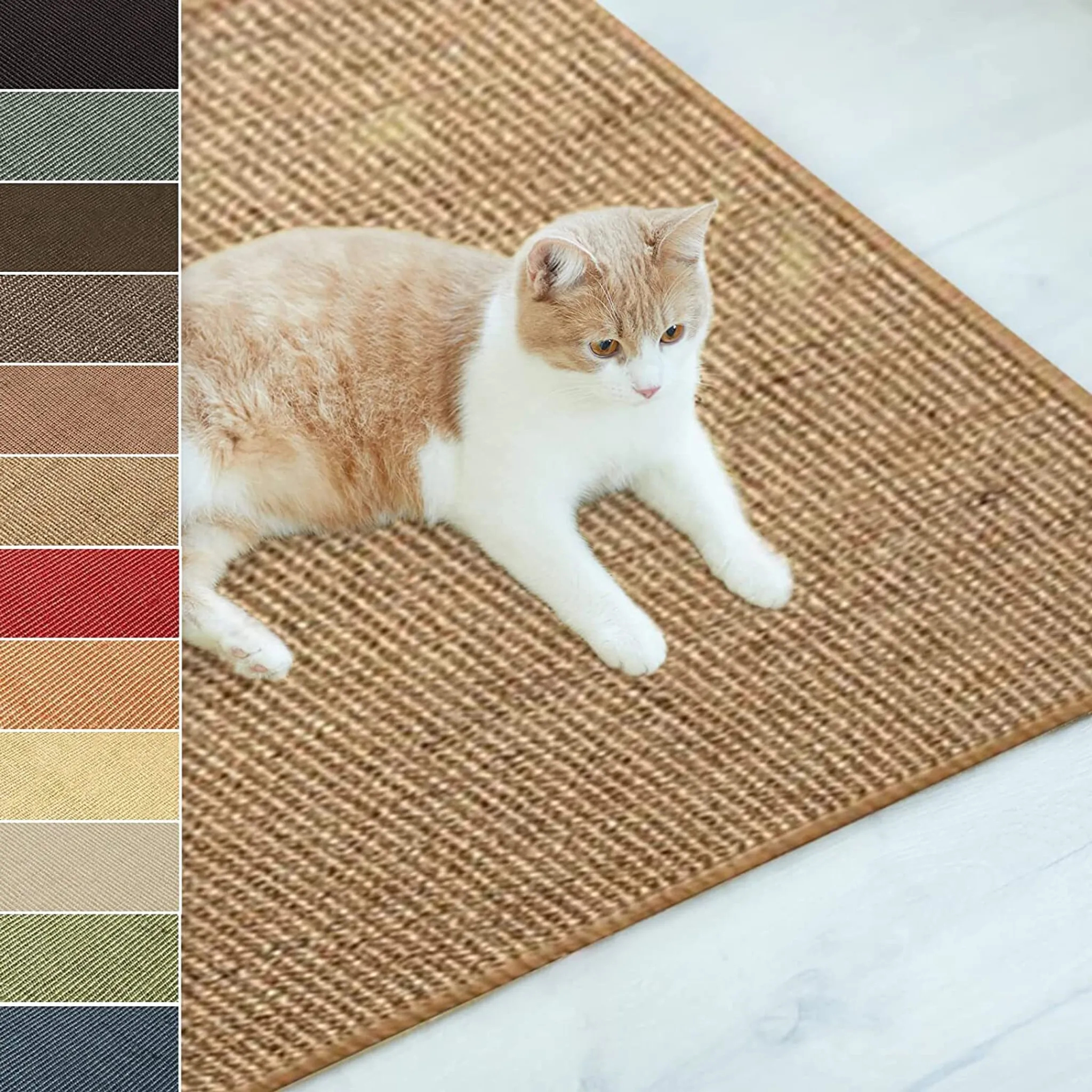 Sisal-Katzenteppich | Mit Bordüre - Floordirekt