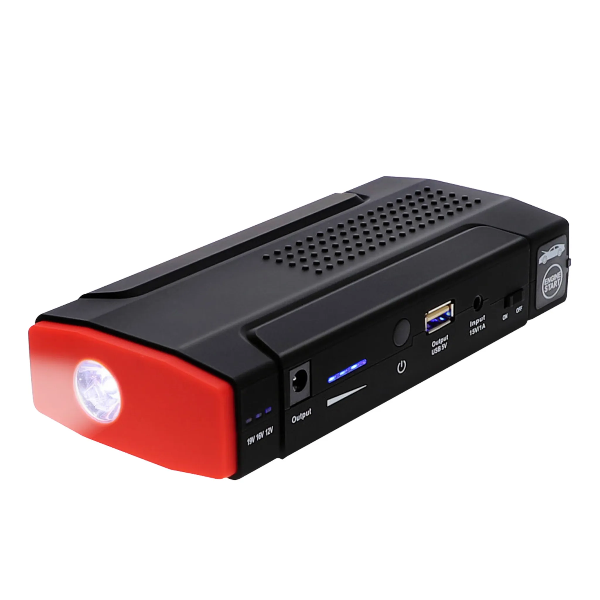 Kraftmax QC3000 Jumpstarter mit Powerbank- und Taschenlampenfunktion