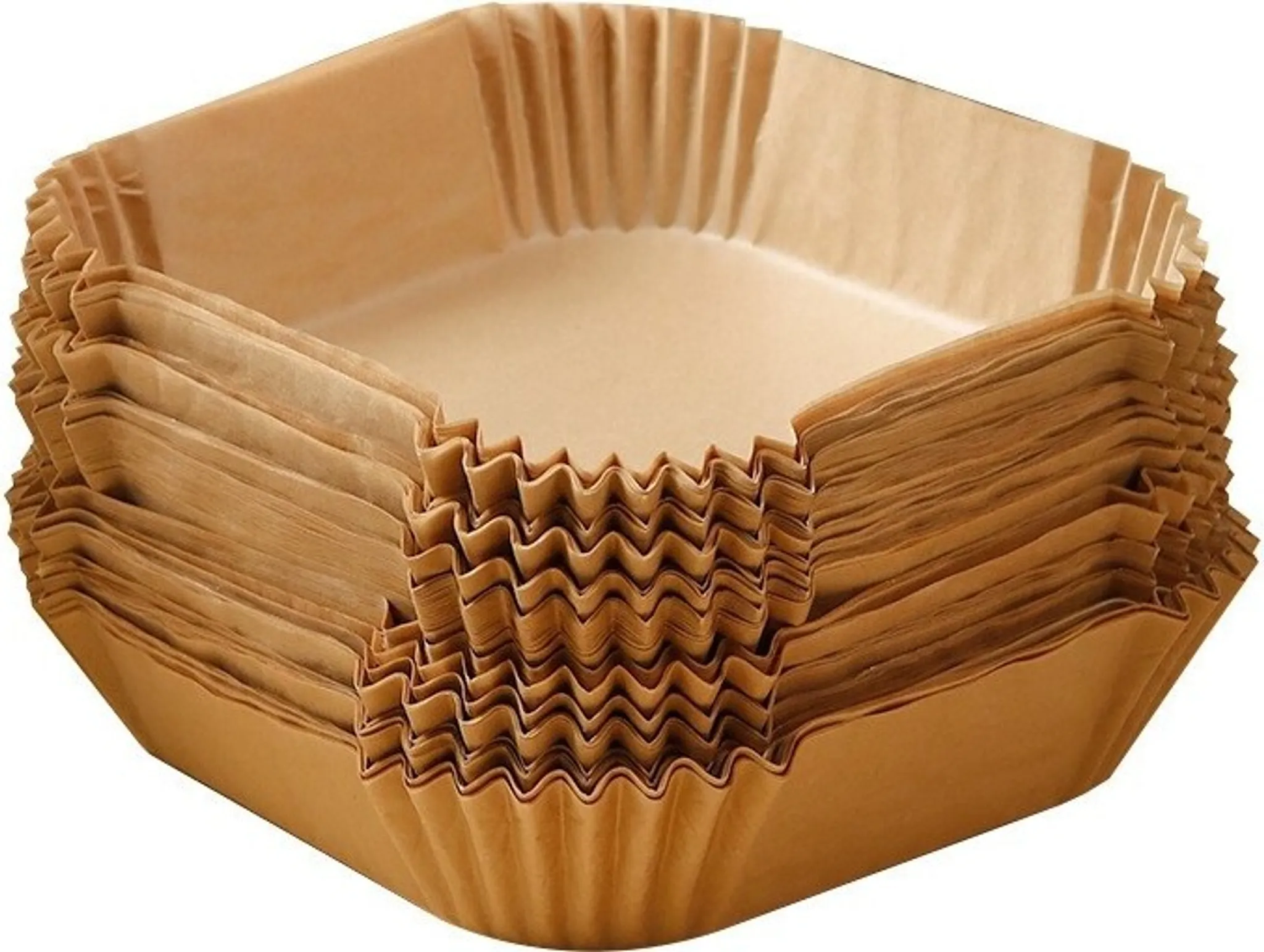 100 fodere di carta pergamena per friggitrice ad aria, usa e getta, per friggitrice ad aria, per cottura al forno, per arrostire e microonde (14 cm, 100 pezzi