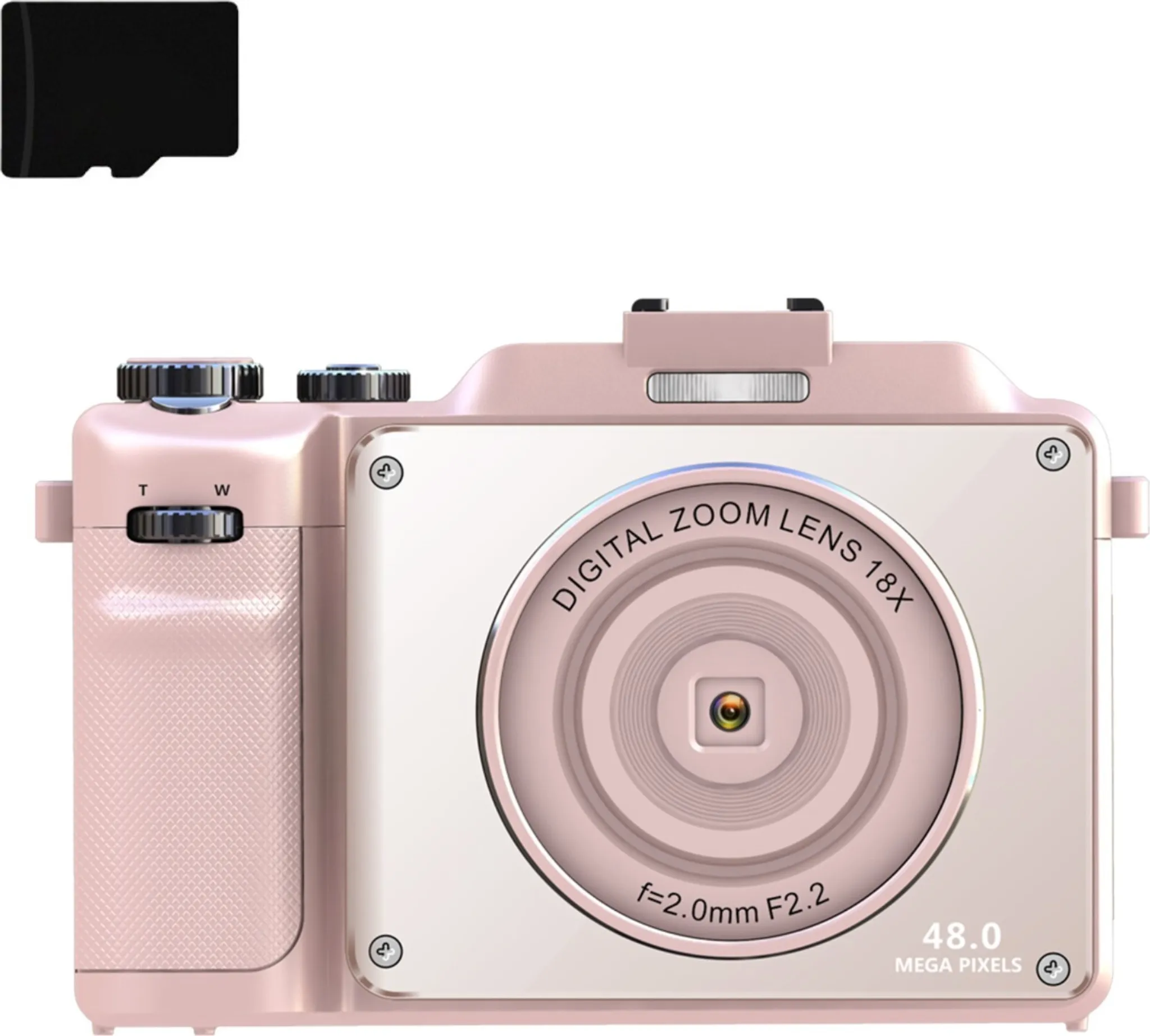 Caméscope numérique zoom 16x avec vision nocturne, caméra de vlogging