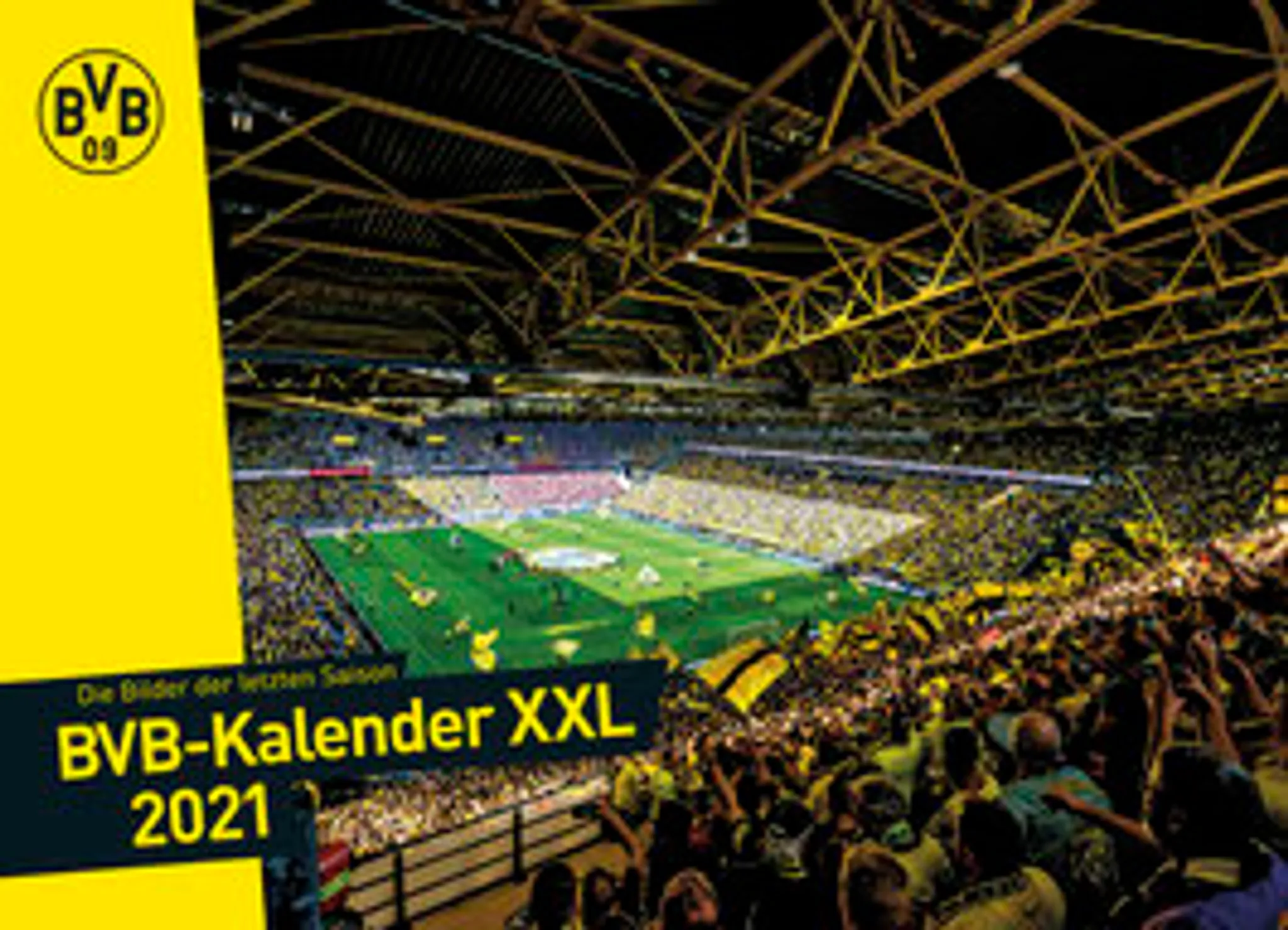 Borussia Dortmund BVB Postkarten-Kalender Kalender 2021 Jahreskalender 