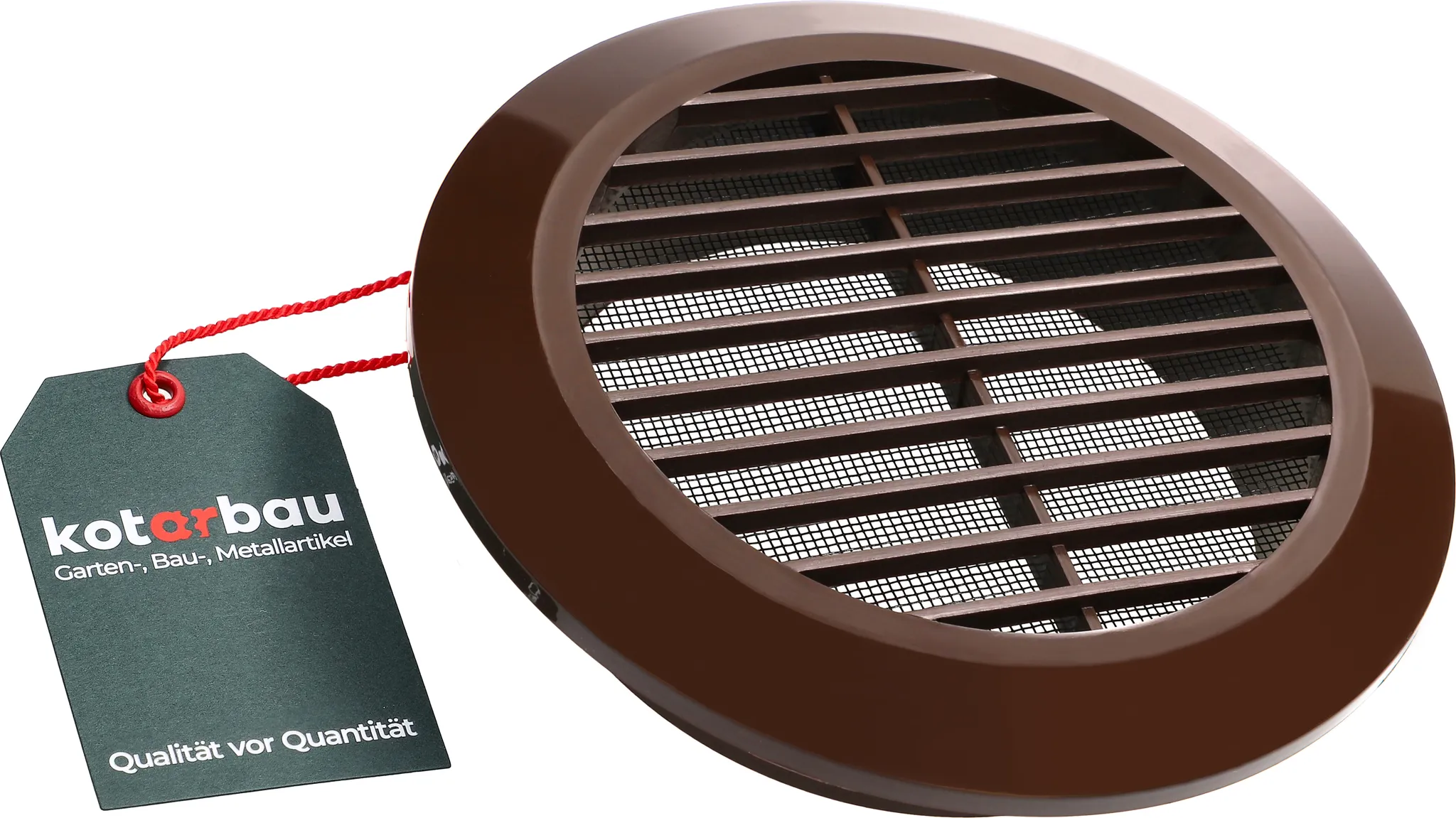 Aqbau® Griglia di ventilazione con morsetti, griglia di protezione dalle intemperie, 169 x 165 mm, lamiera d'acciaio antracite