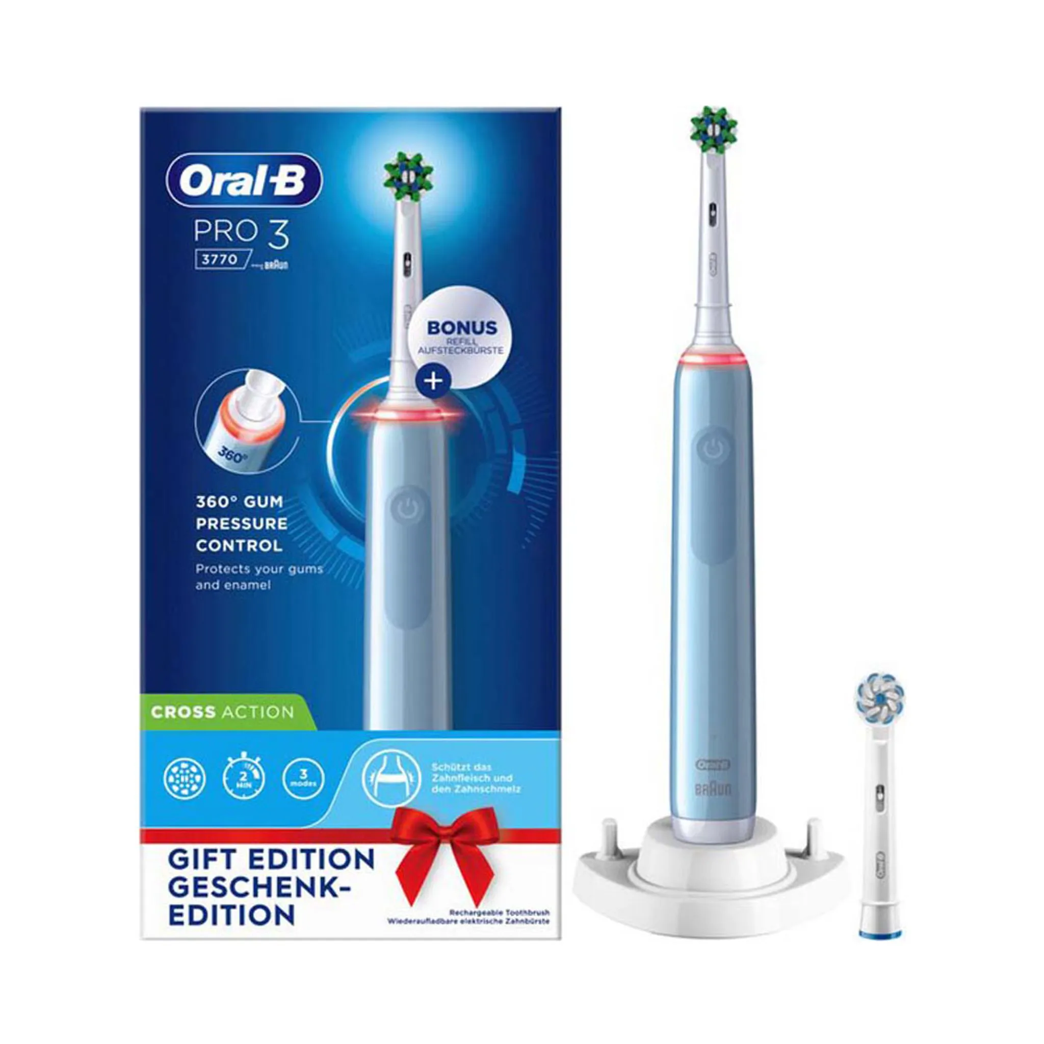 - Elektrische Oral-B 3 Zahnbürste 3770 Pro