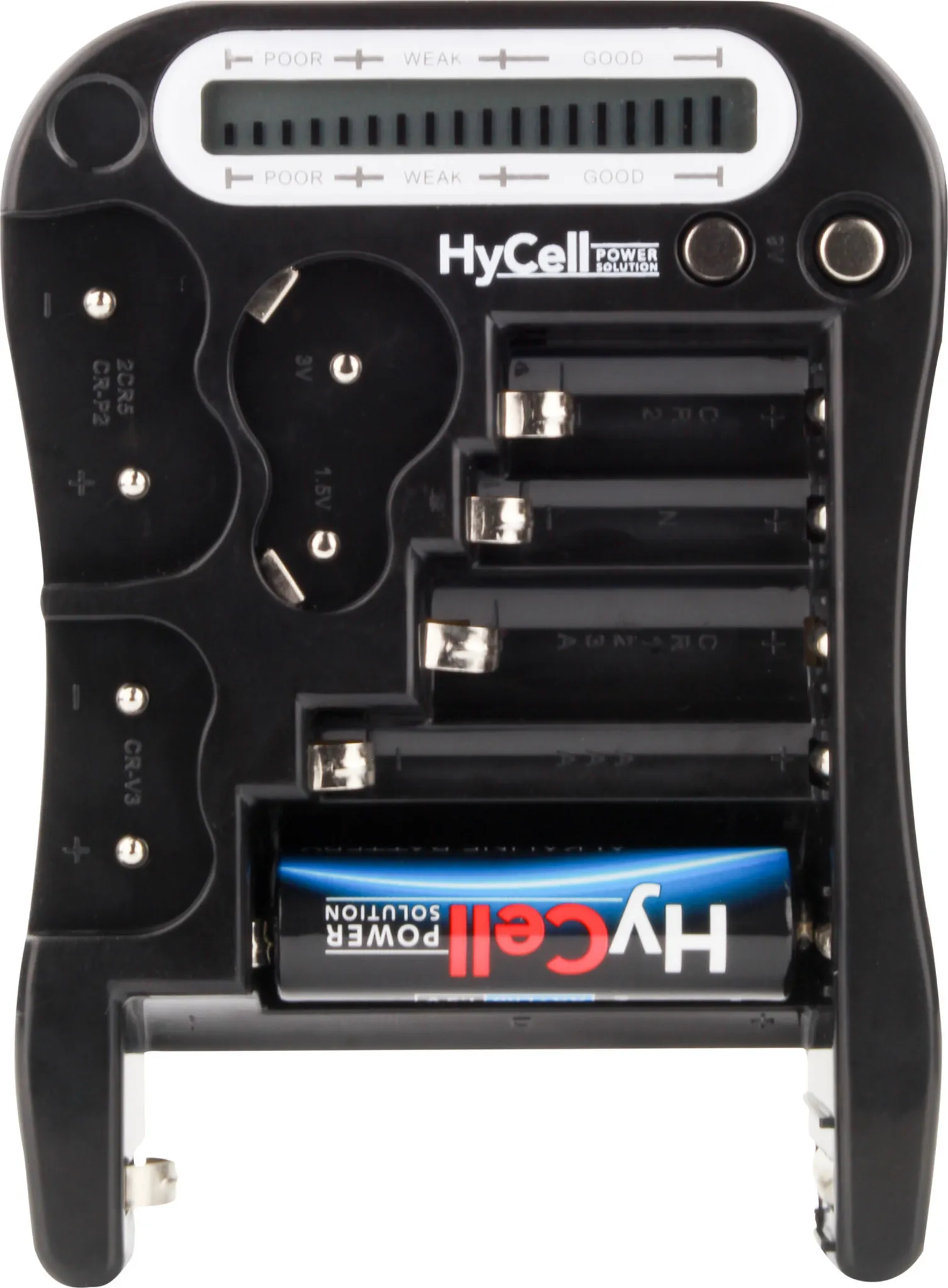 Set Di 2 Tester Batteria Universale – Per AA, AAA, C, D, 9V, 1.5V E A Bottone – Nessuna Batteria Richiesta, Semplice E Preciso