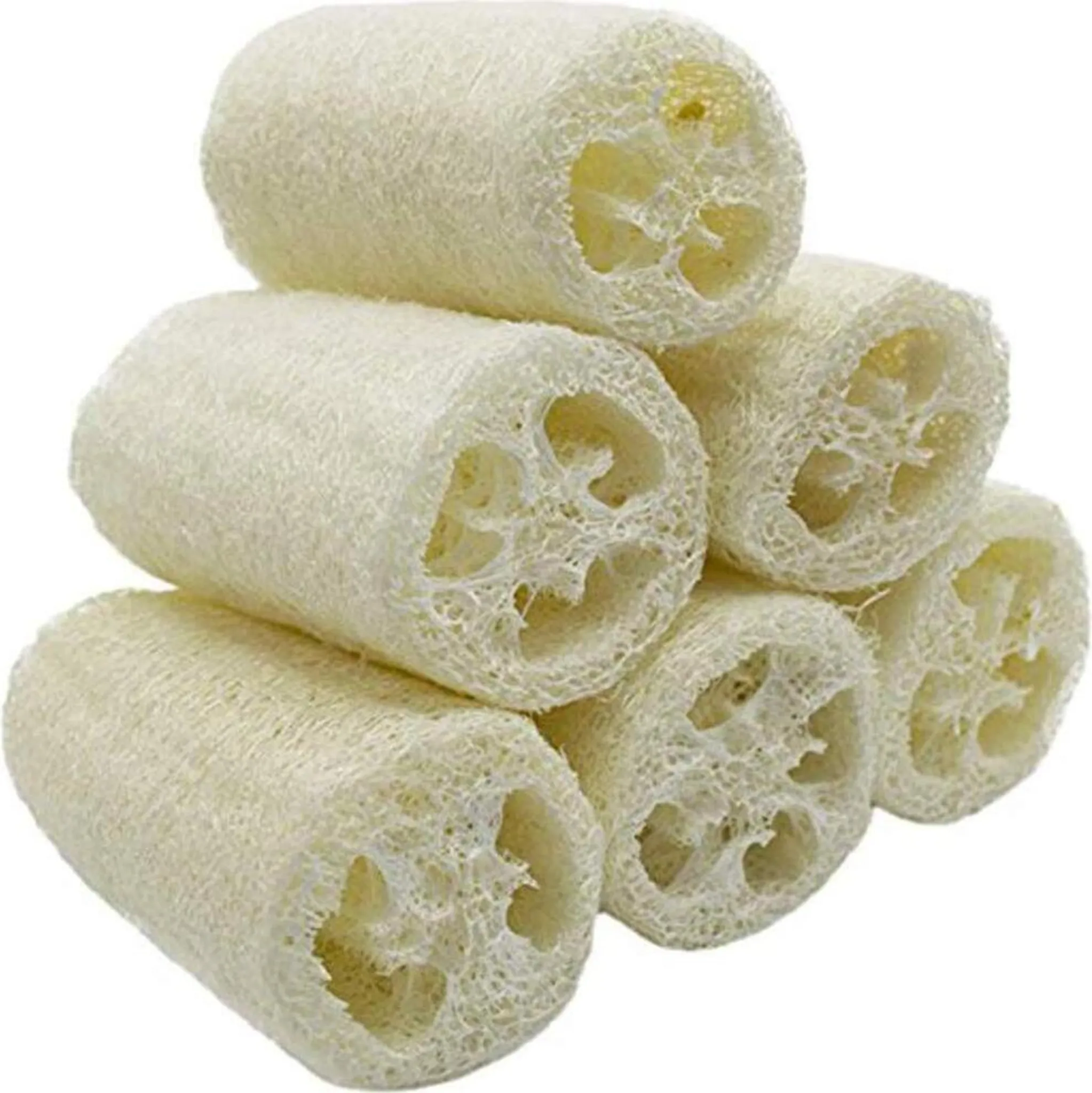 Natürliche Luffa-Schwämme 10 Stück – 30,5–35,6 Cm, Für Dusche & Peeling, Biologisch