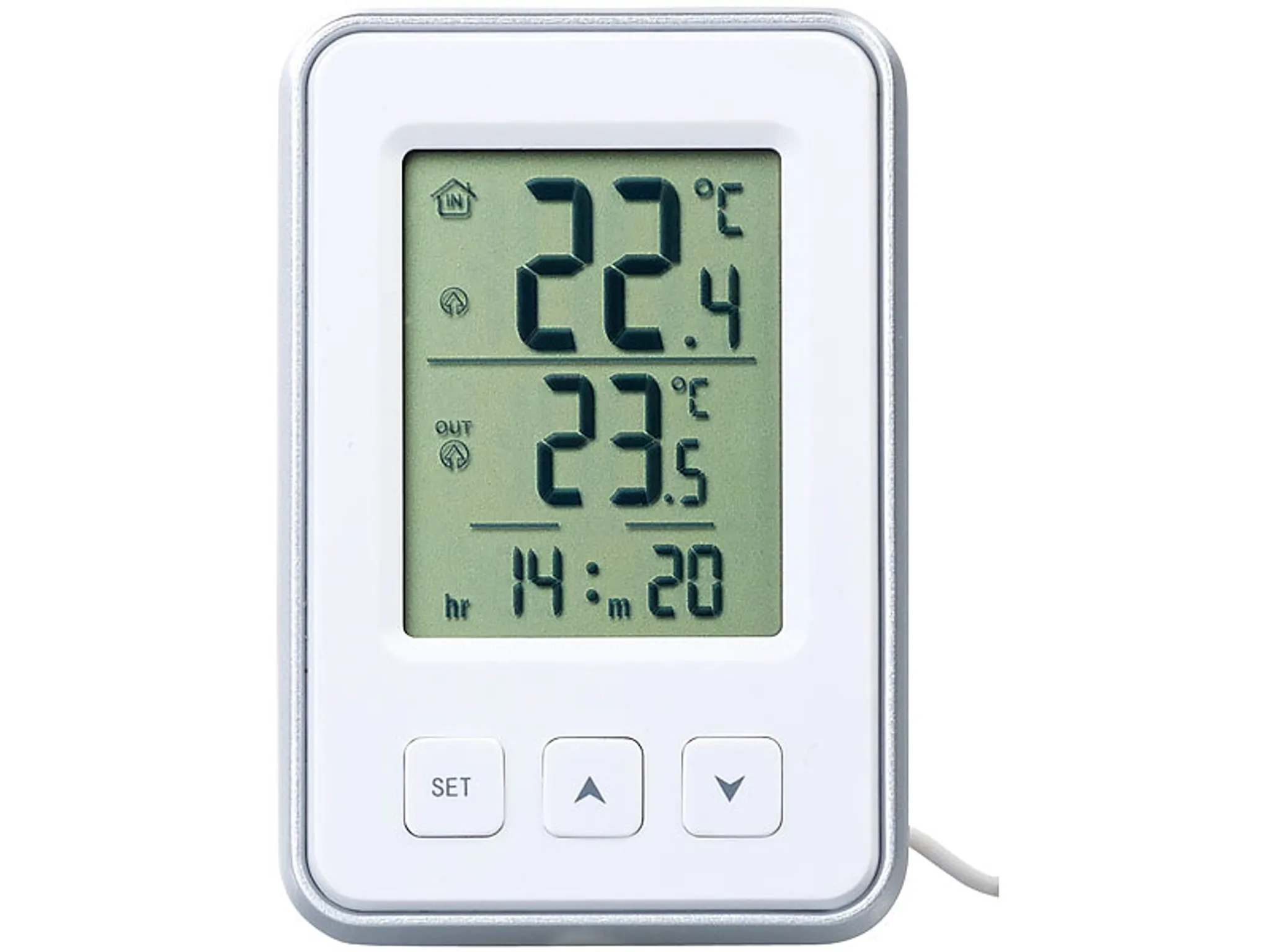 Digitale Max Min Gewächshaus Garten Thermometer für den Innen und  Außenbereich