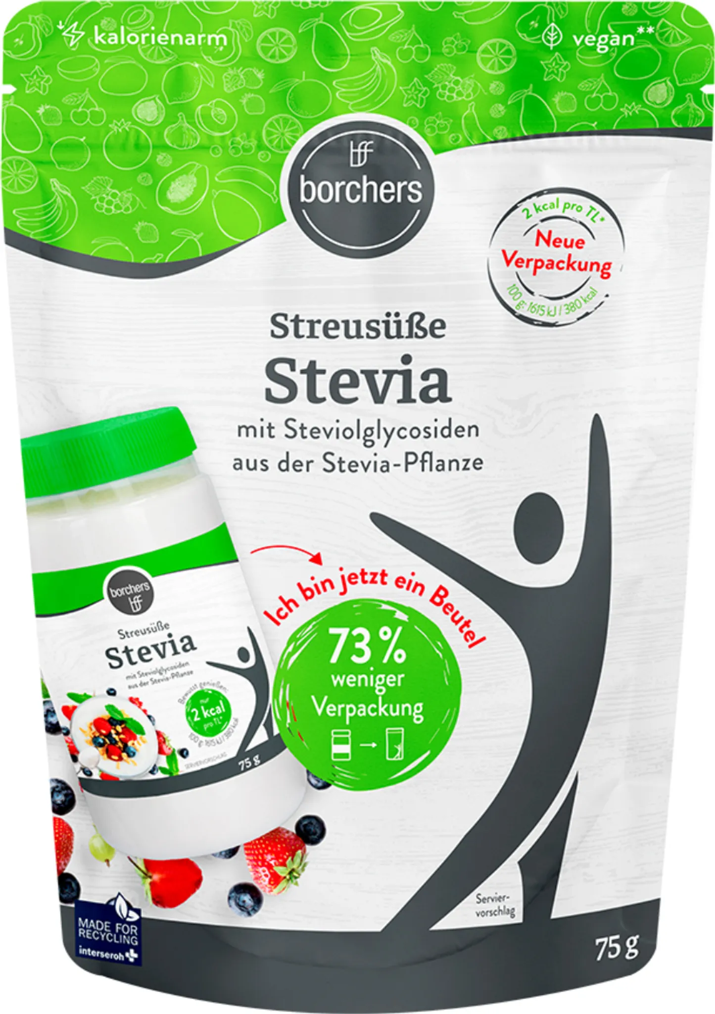 Kalorienarmes Süßungsmittel Erythrit 10X 1 KG | Erythritol + Stevia Mischung - DE Erythritol In Food Labels
