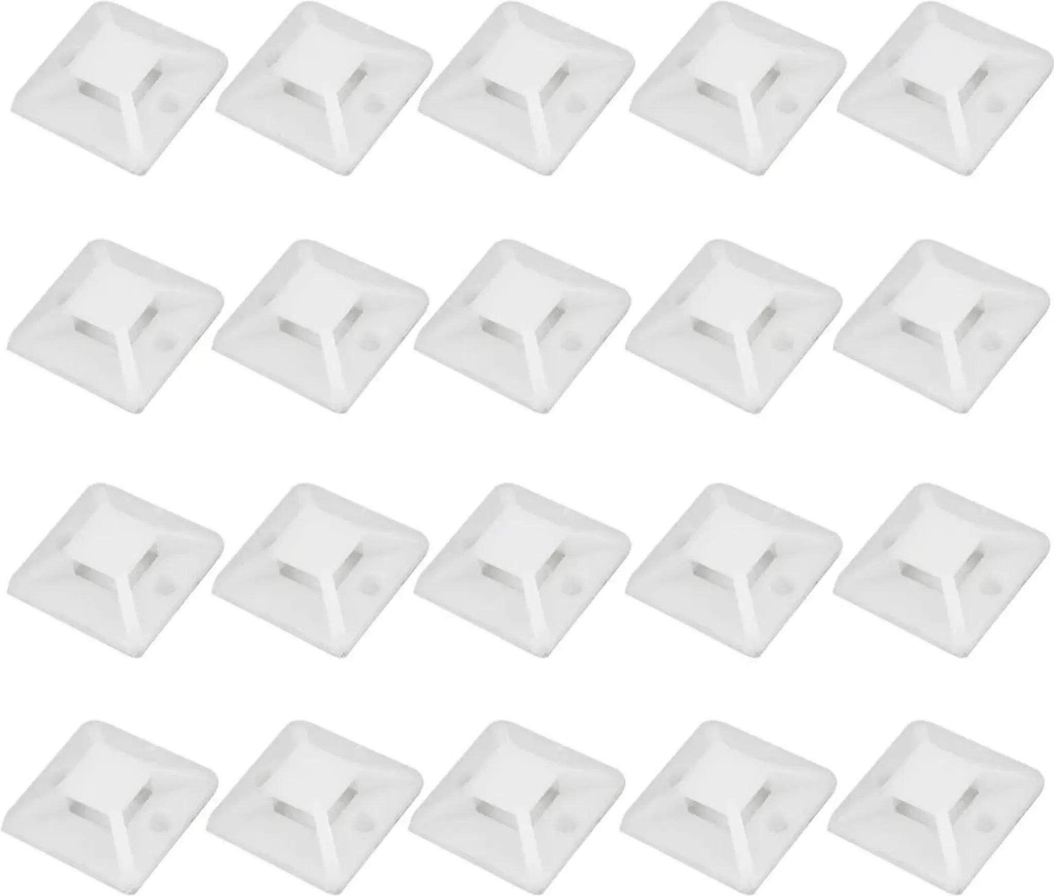 Confezione da 135 morsetti a forma di R, in nylon, in plastica, colore