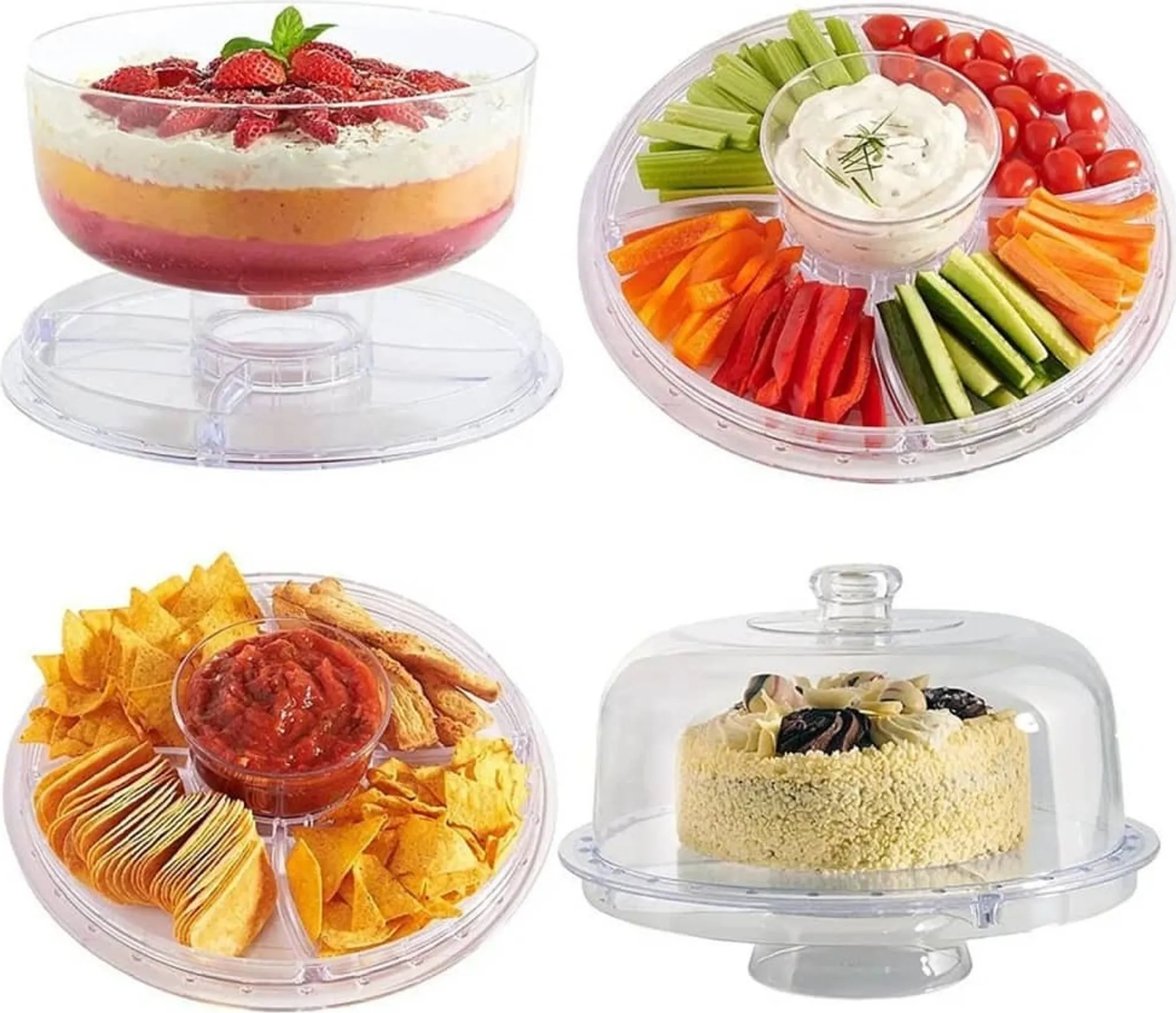 Vassoio Portatutto In Legno Con 3 Scomparti - 20,5x7,5x2 Cm, Per Snack, Antipasti, Frutta E Caramelle