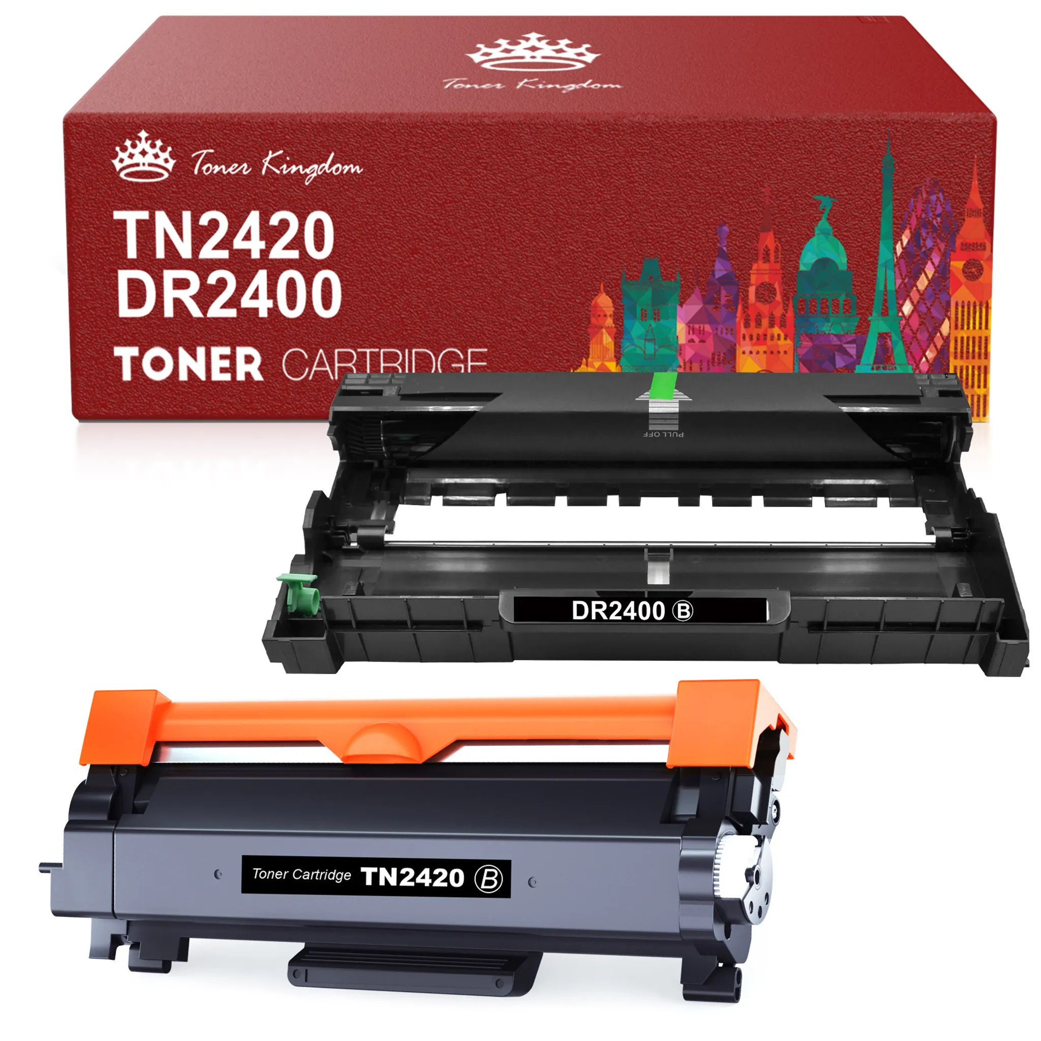 Toner Kingdom Tonerpatrone TN 2420 TN-2410 für Brother HL-L2310D DCP-L2510D  MFC-L2710DN