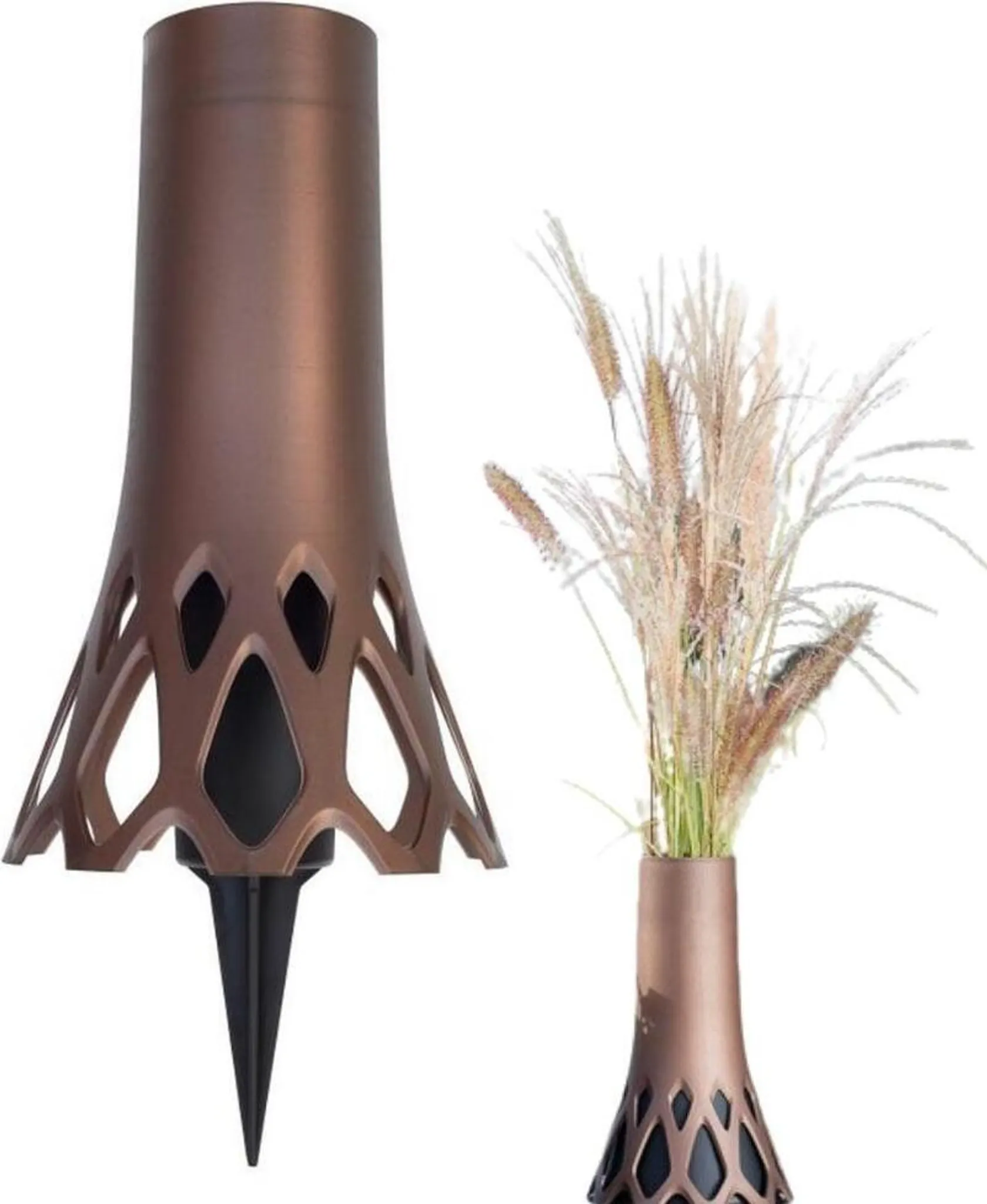 Plastia Roseta Grabschale Mit Wasserspeicher - Ø 30 Cm, Anthrazit, Frostsicher, Für Friedhof & Balkon