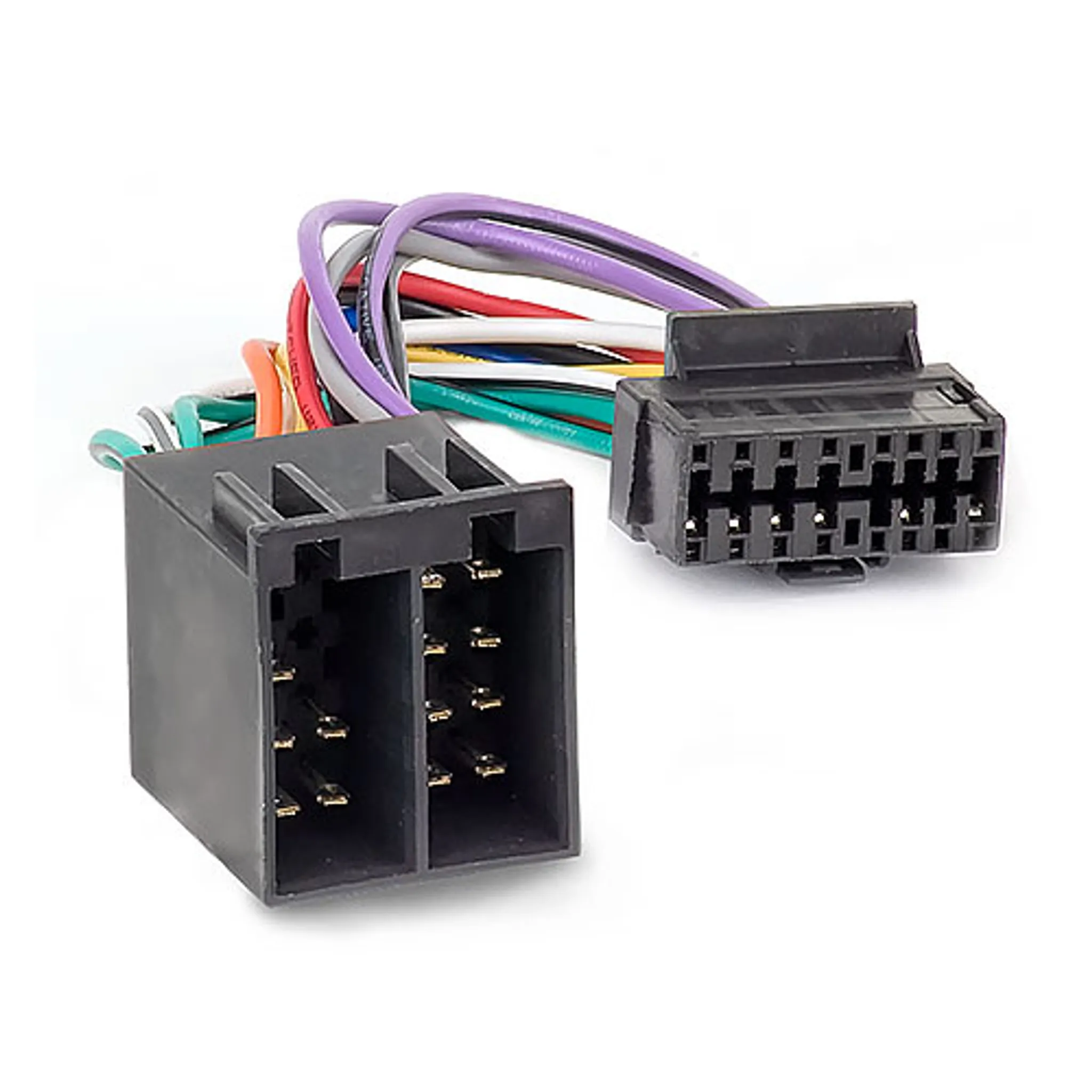 DIN ISO Auto Radio Adapter Kabel Stecker 13 Pin Strom Lautsprecher