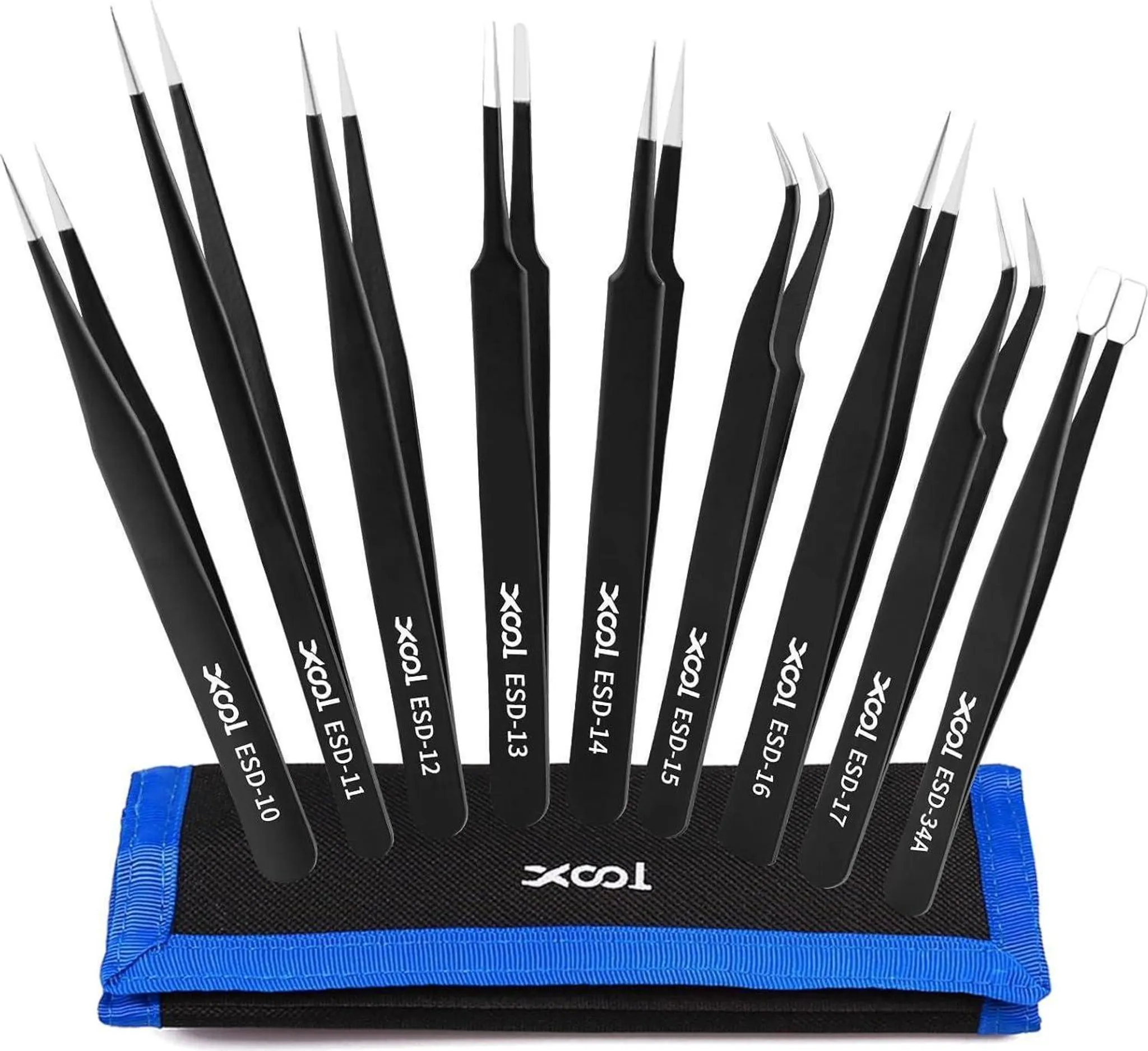 Pinzetten-Set 7-teilig ESD-Safe | Set 1 | P90021-AA Pinzetten-Set 7-teilig ESD-Safe | Set 1 | P90021-AA