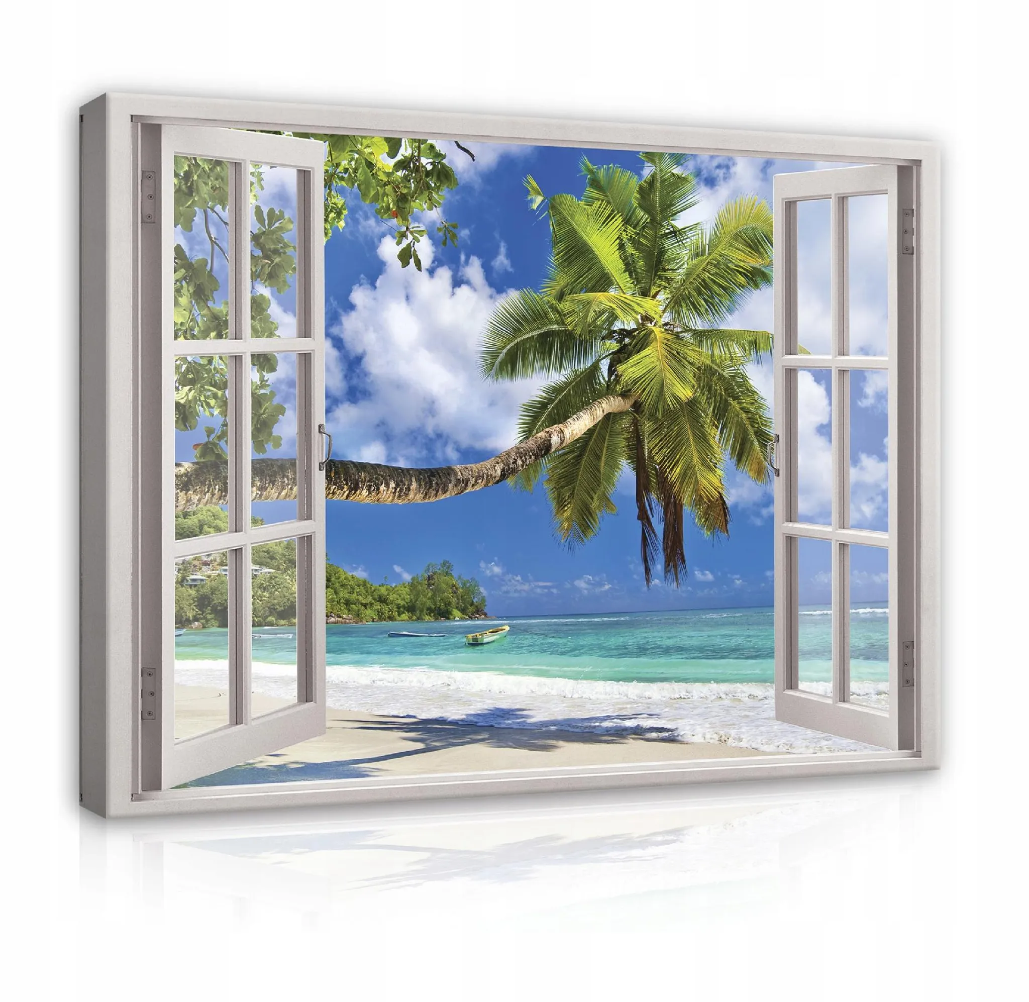 Leinwand-Bild Kunstdruck Hochformat 50x100 Bilder Landschaft Fenster 