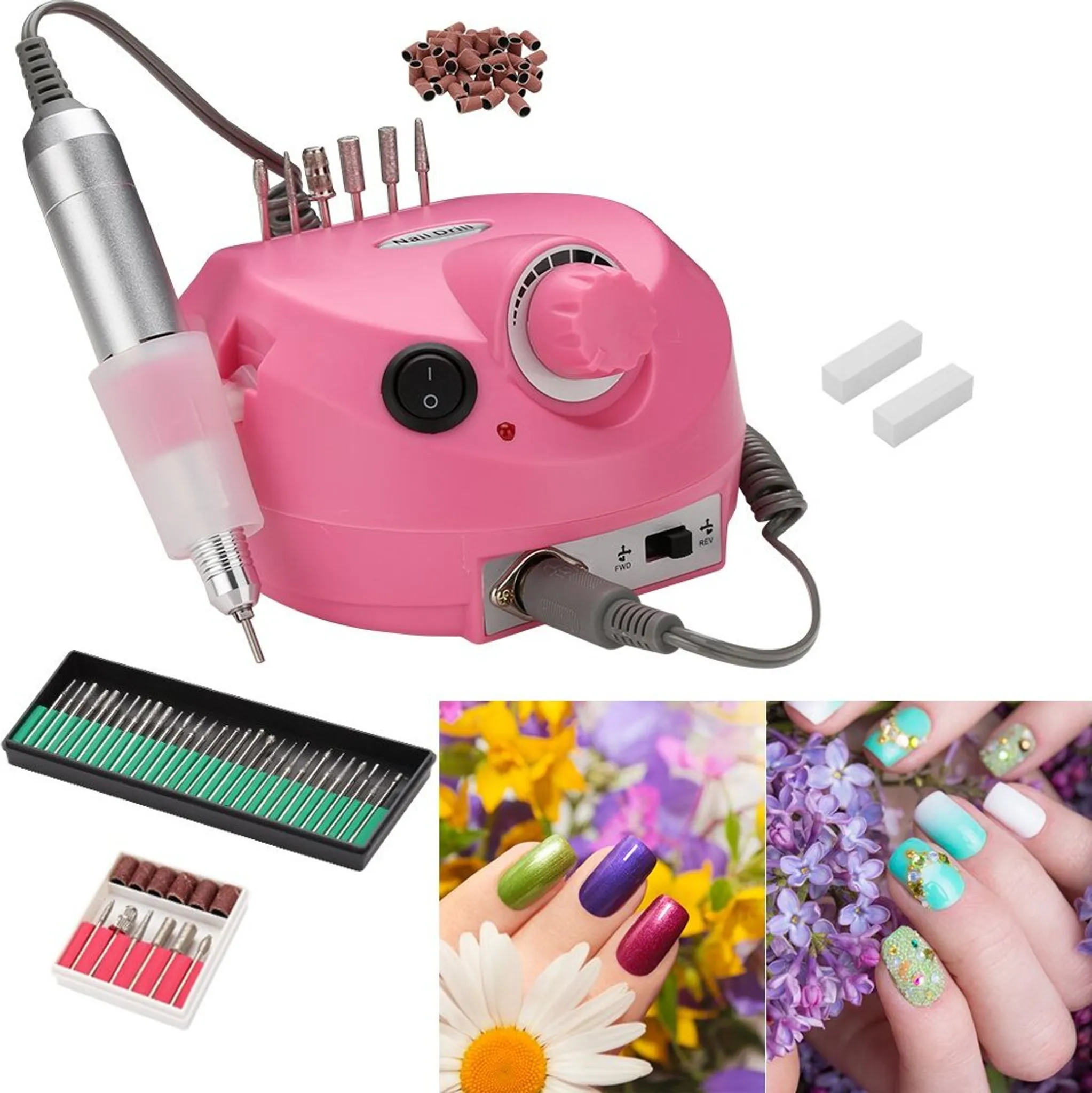 Fräser Nägel InstrumenteNrw Elektrisches Fußpflegegerät Set - Professionelle Pediküre Mit Fräser Und Nagelzangen Maniküre Gerät Set