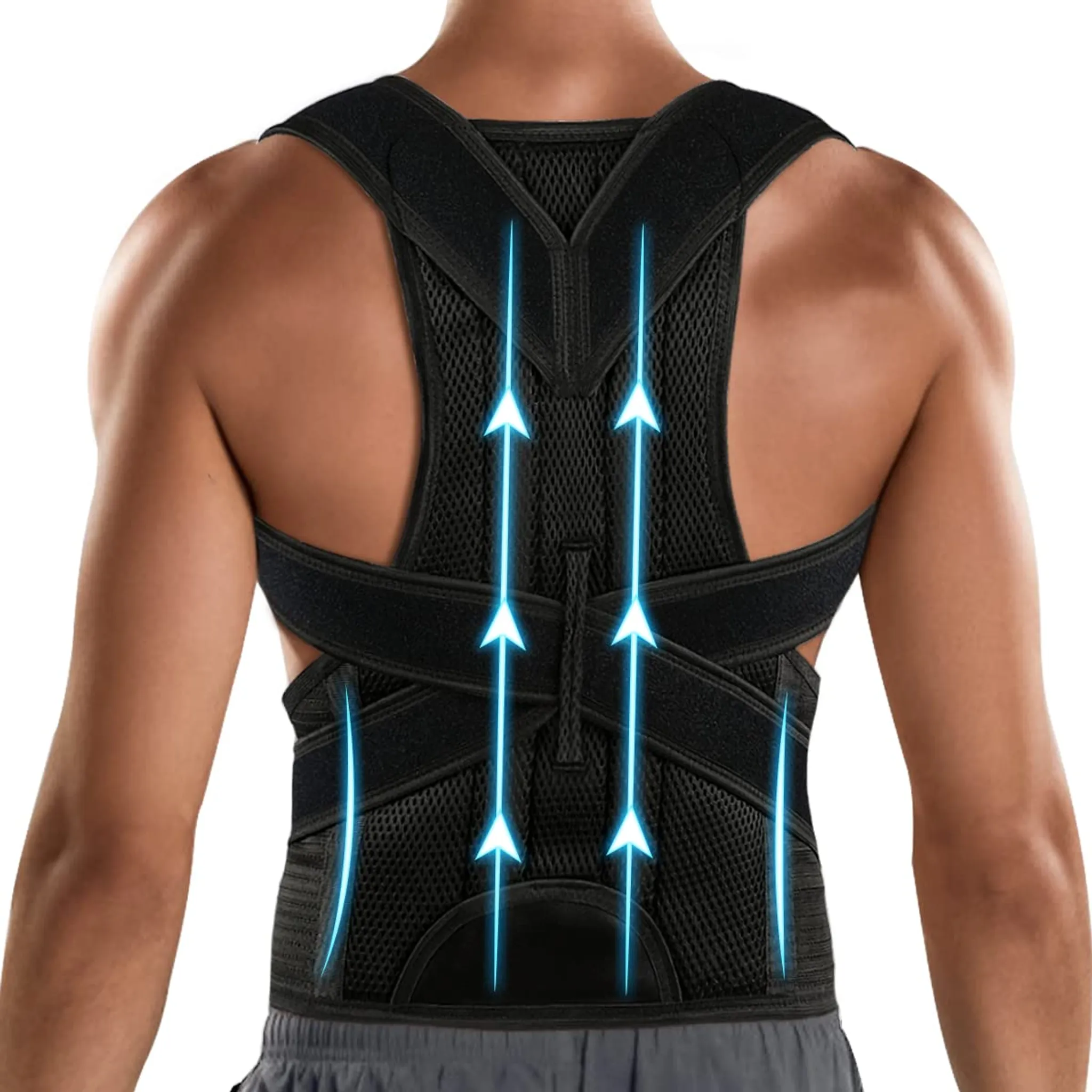 Haltungskorrektor Wirbelsäule und Rückenstütze für Nacken Rücken