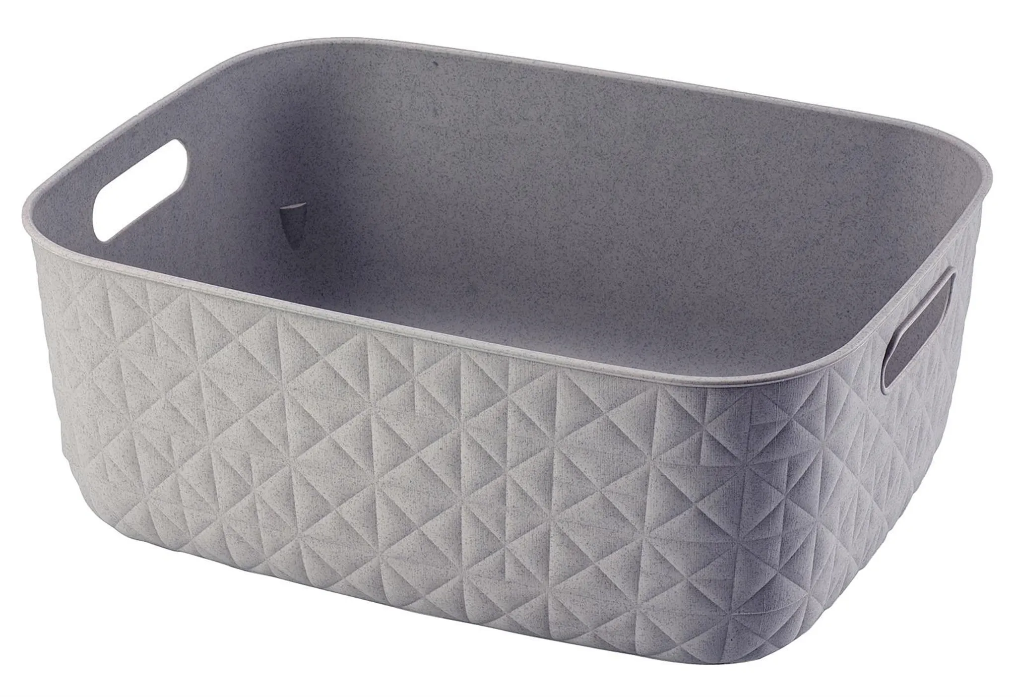 Set 4 Cestini Organizzatori In Plastica - 15x12x7 Cm Con Manici, Per Cucina, Bagno, Ufficio