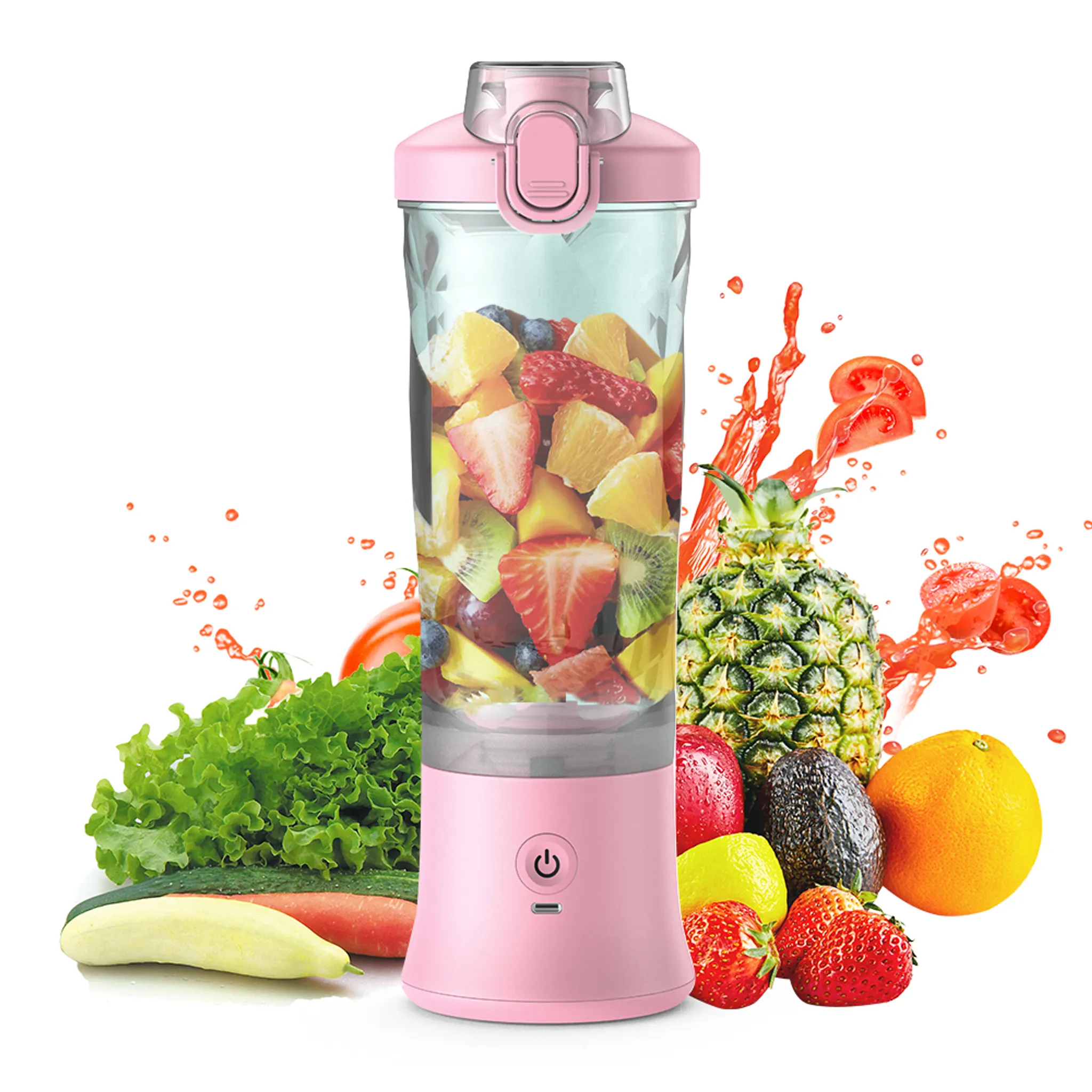 Portable Blender, Personal Blender -for Shakes and Smoothies, 300W