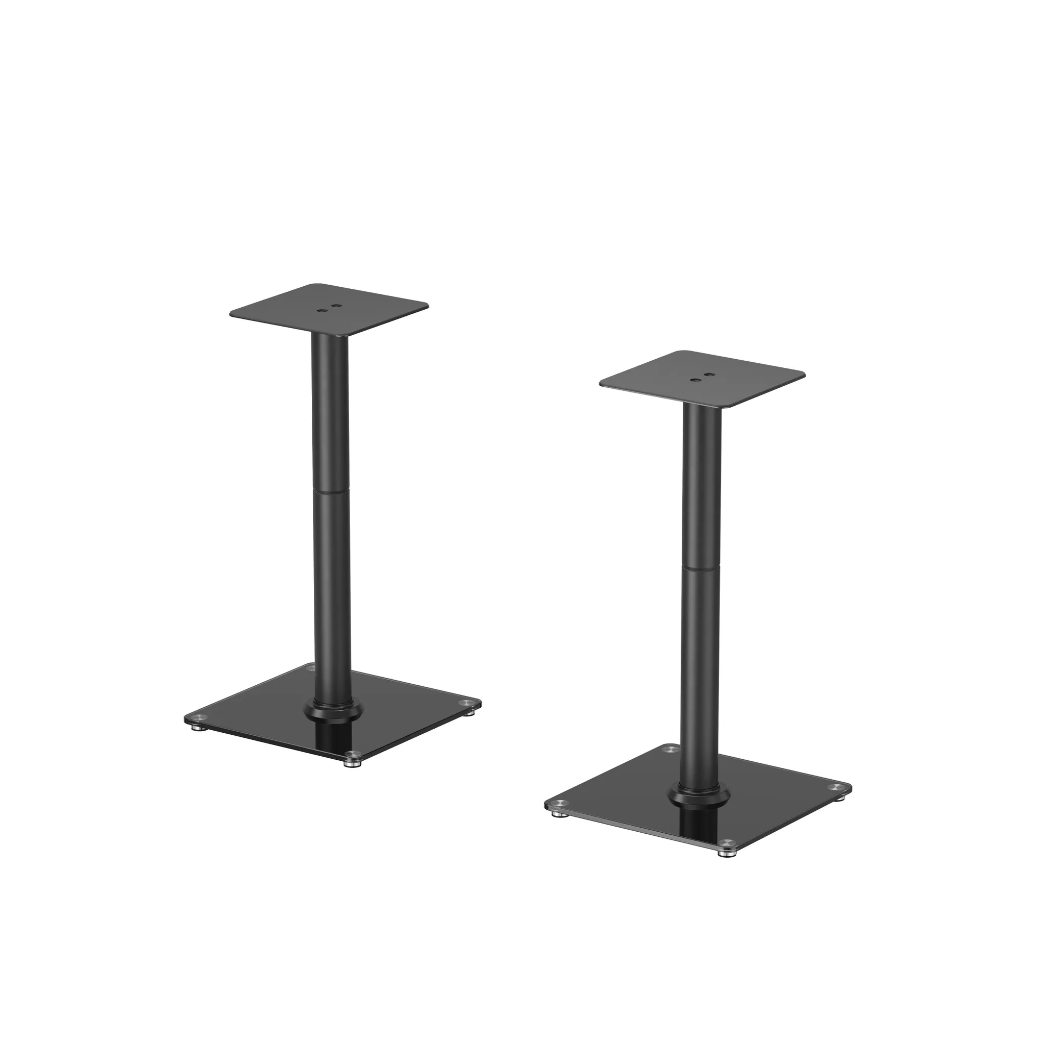 Lautsprecherständer Aus Holz (2er-Set) – Höhenverstellbar 65–85 Cm, Trägt Bis 20 Kg, Für Regallautsprecher 4–10 Zoll