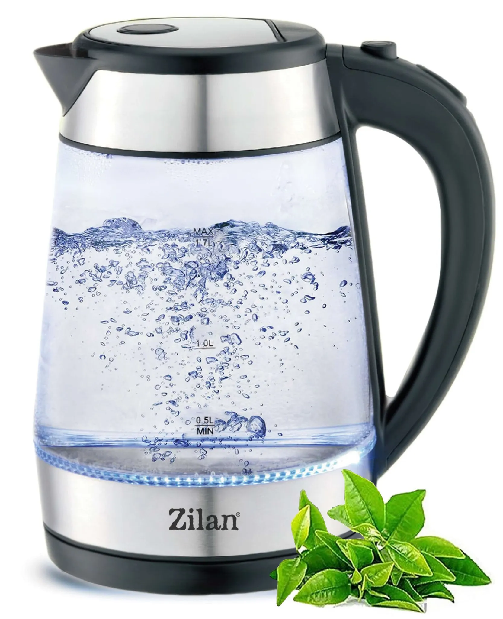 Zilan Retro Wasserkocher 1,7 Liter Water Kettle Heißwasserspender