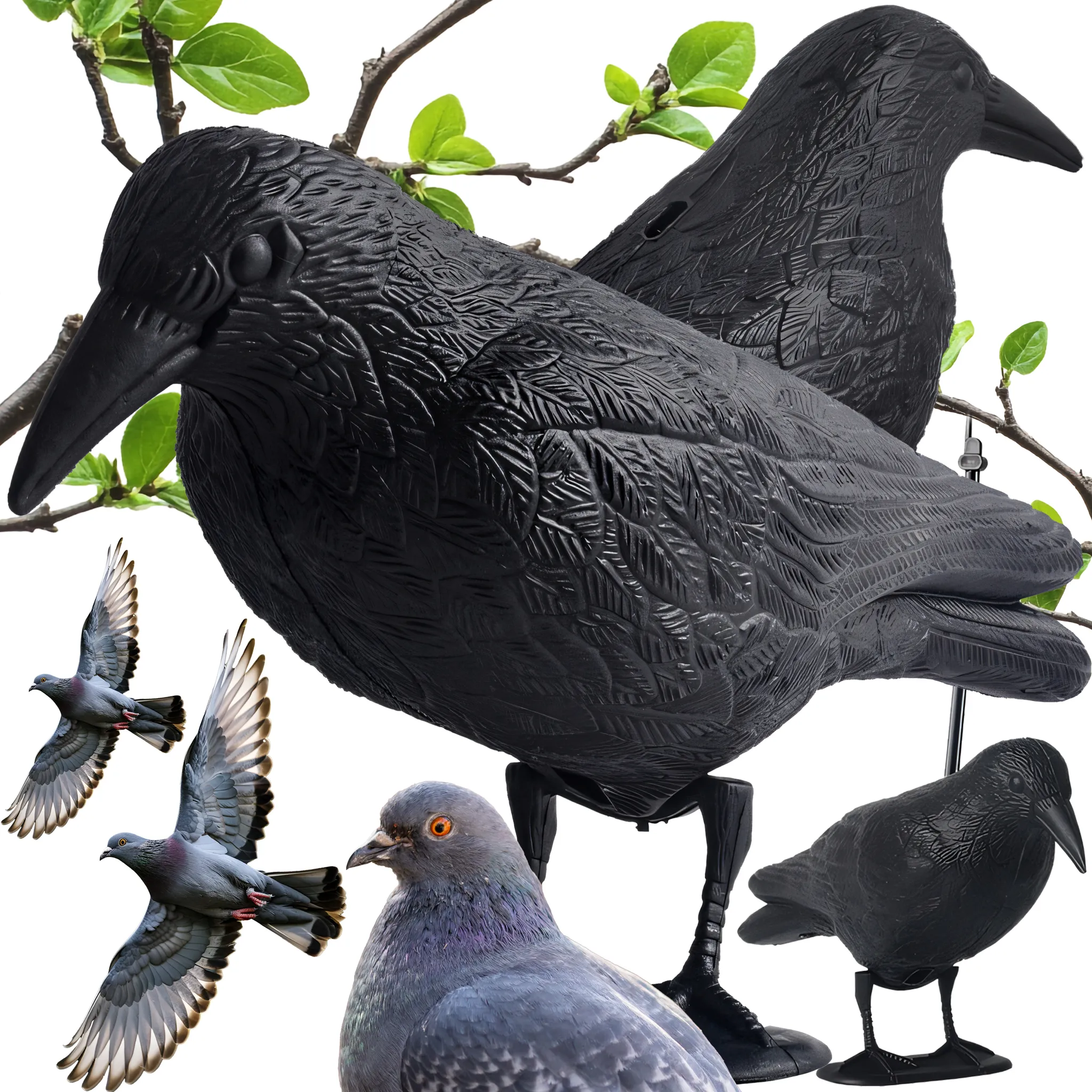 Vogelschreck | 35 cm | Vogelabwehr | Vogelscheuche |