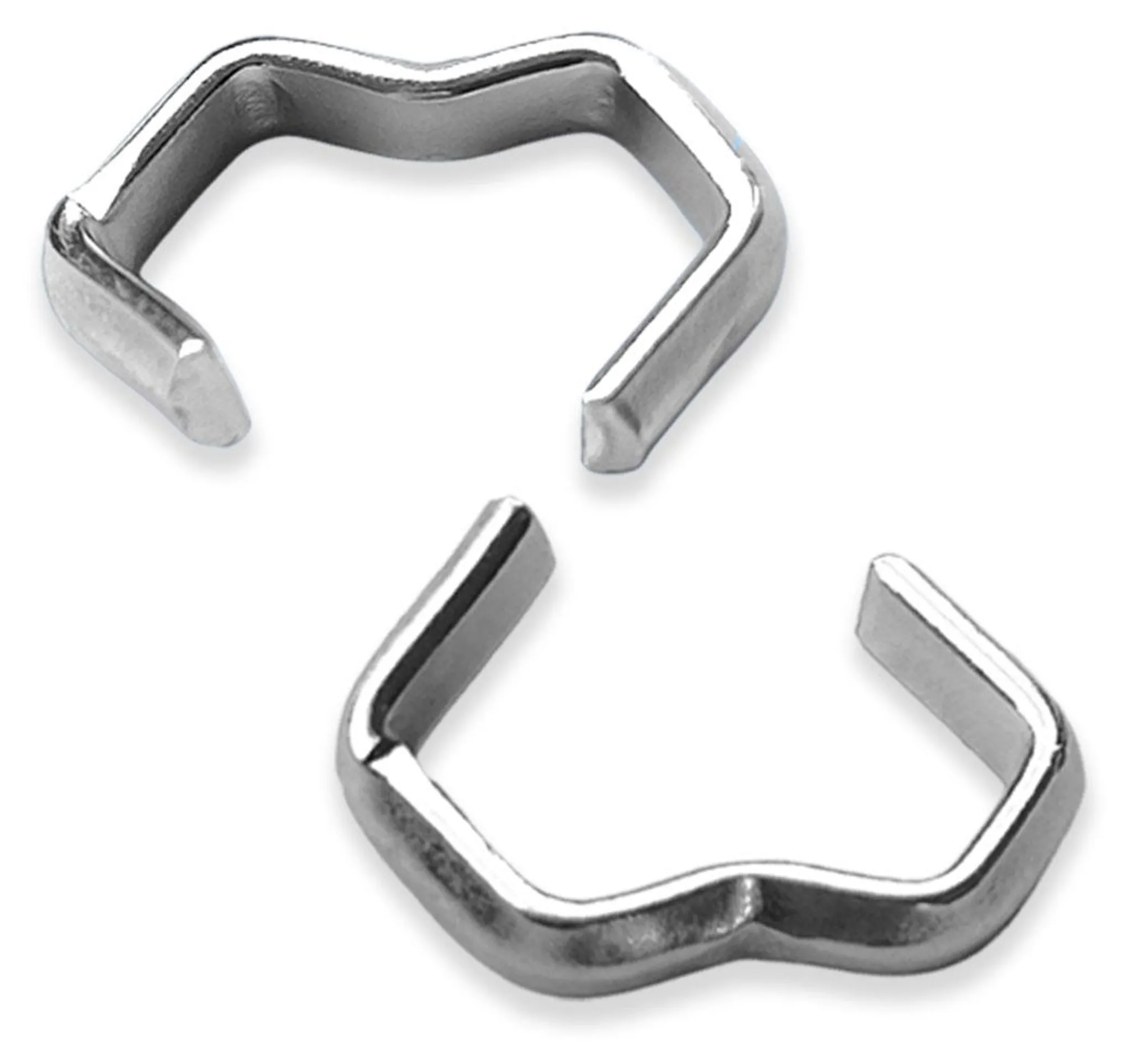 QUARKZMAN 50x Alu-Crimpklemmen 10,8 Mm Lang, 6,8 Mm Innendurchmesser – Für 6 Mm Drahtseile, Kabel, Gummiseile & Planenseile, Silber