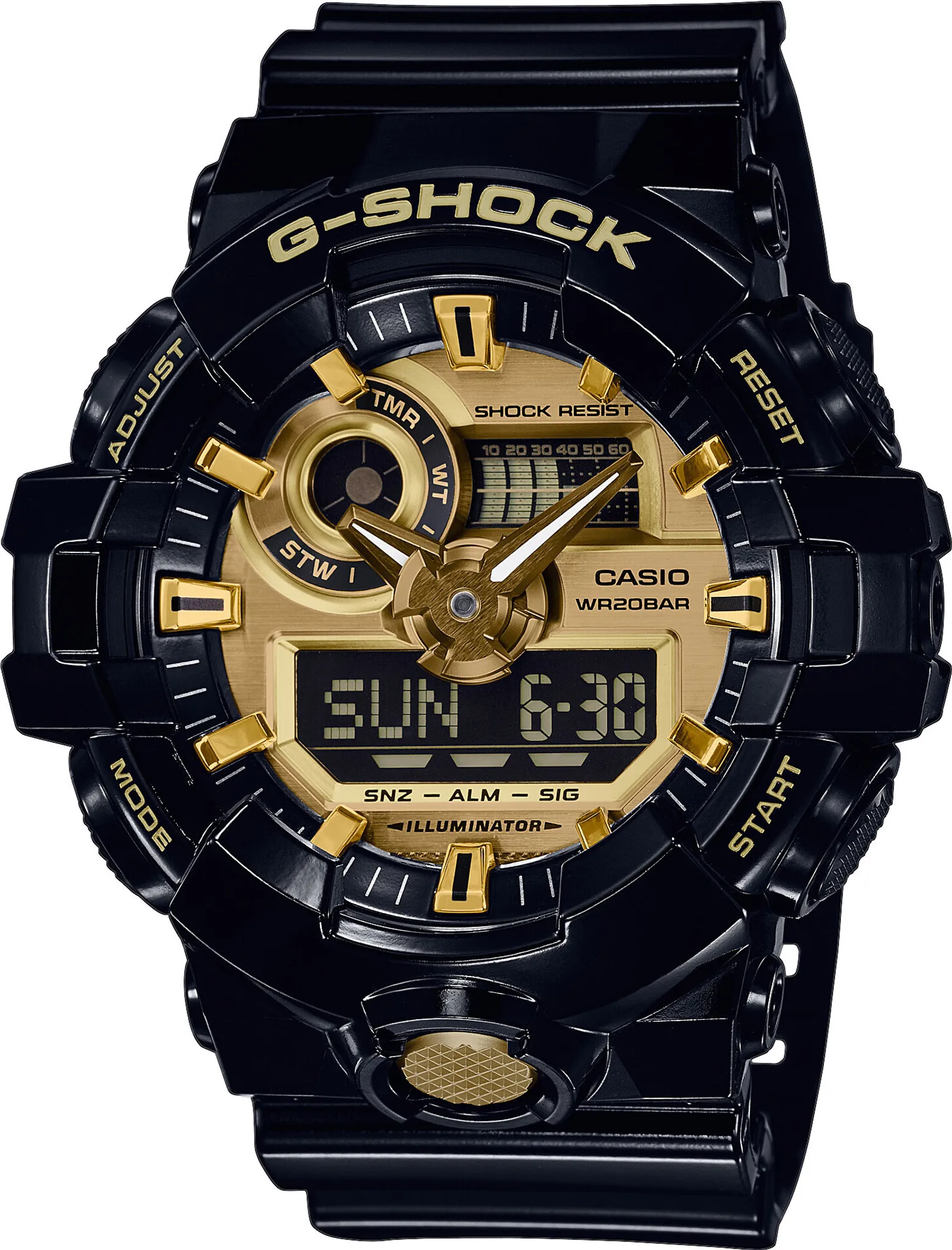 Casio G-Shock Uhr Armbanduhr GA-710GB-1AER Armbanduhren