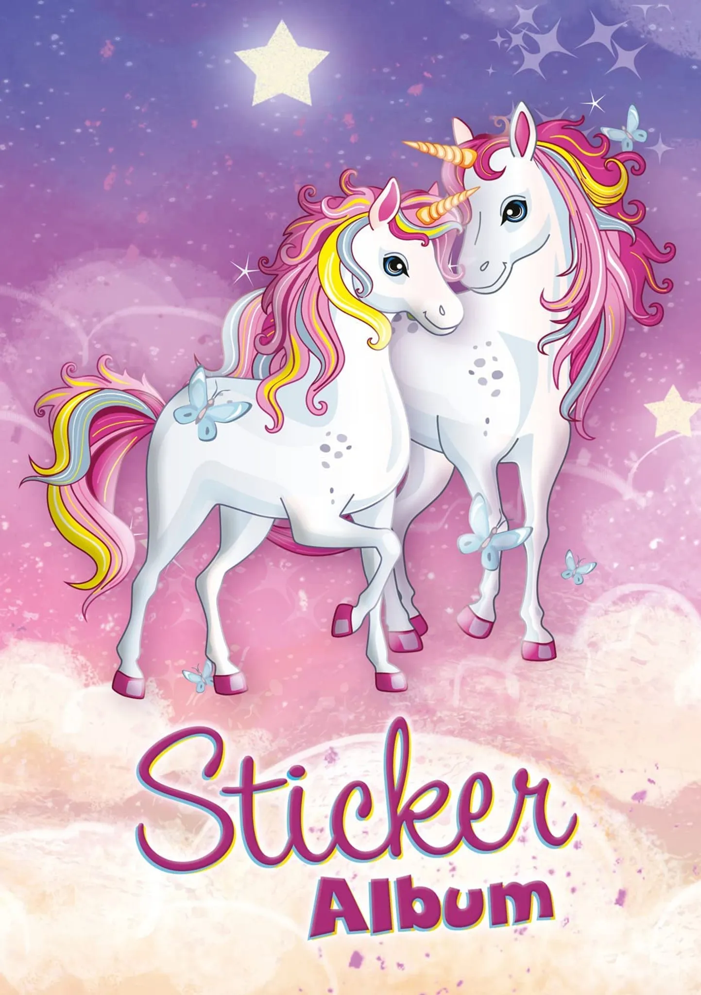 STICKERALBUM Kinder Sticker Aufkleber Alben Stickerbuch