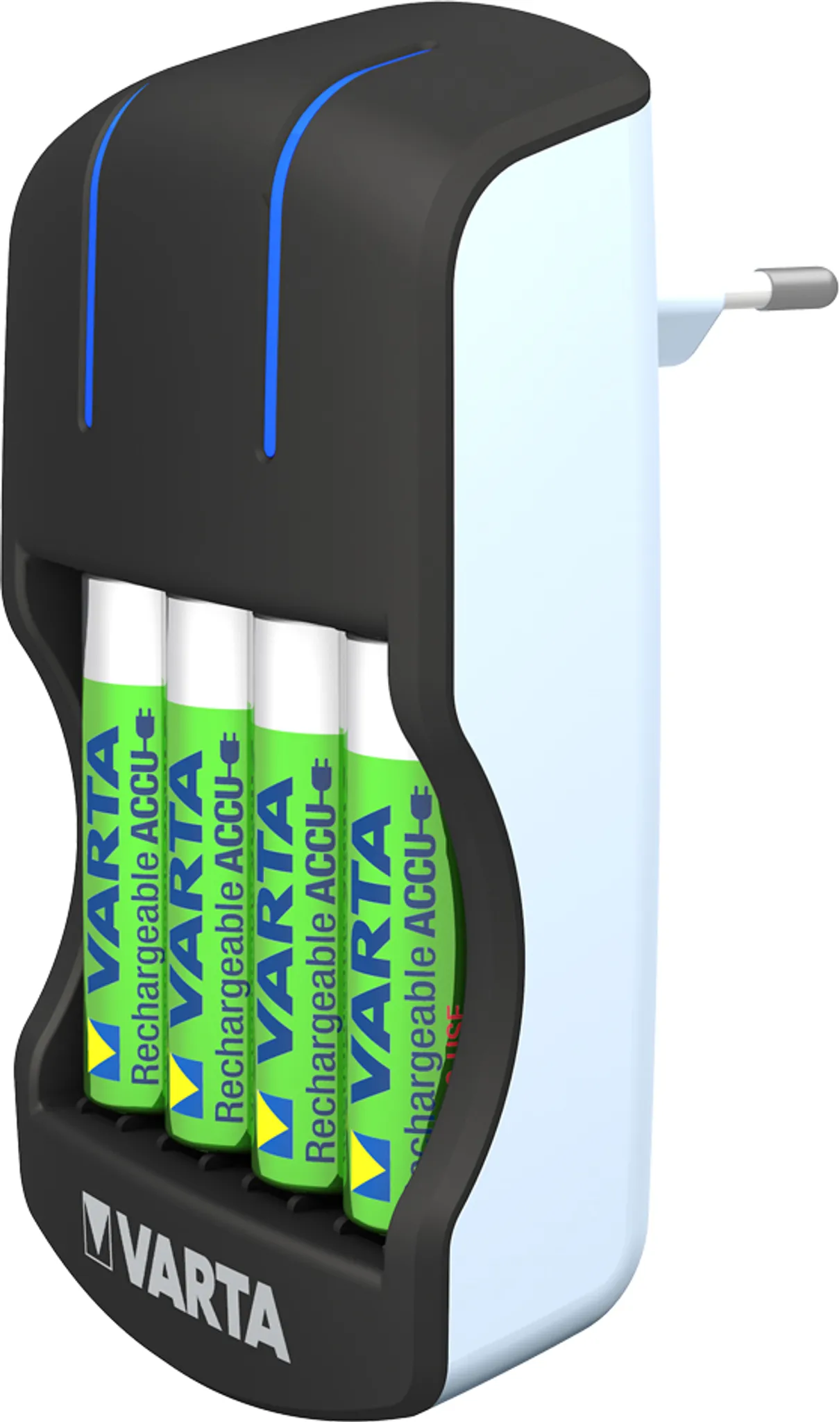 4x AA Batterien für AA AAA 9V USB Geräte Batterieladegerät Varta Ladegerät inkl 