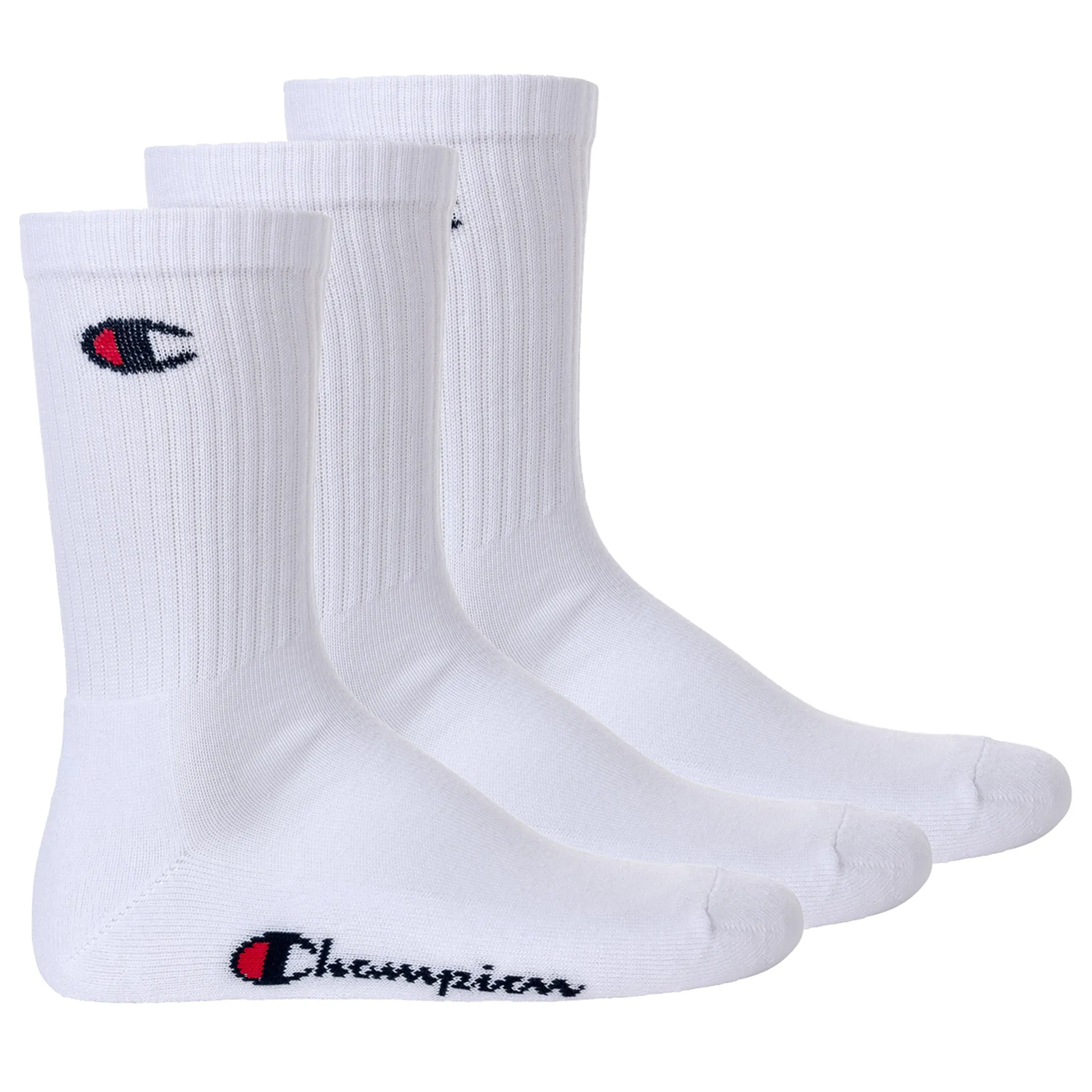 Champion Basics Crew Socks 3er Pack - Gr. | Lange Socken