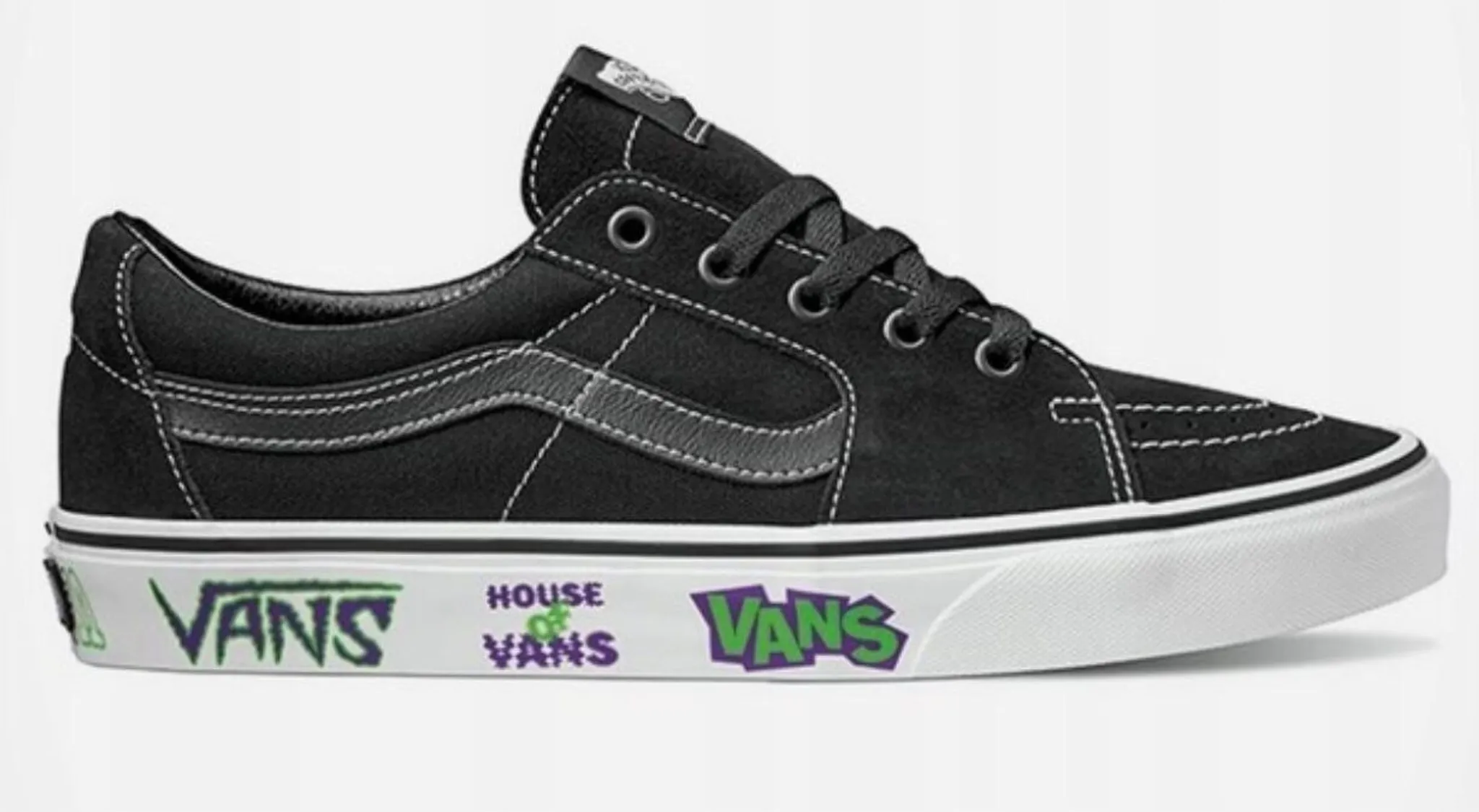 Vans Sk8-low Live at Hov Black White Buty - Main Image
