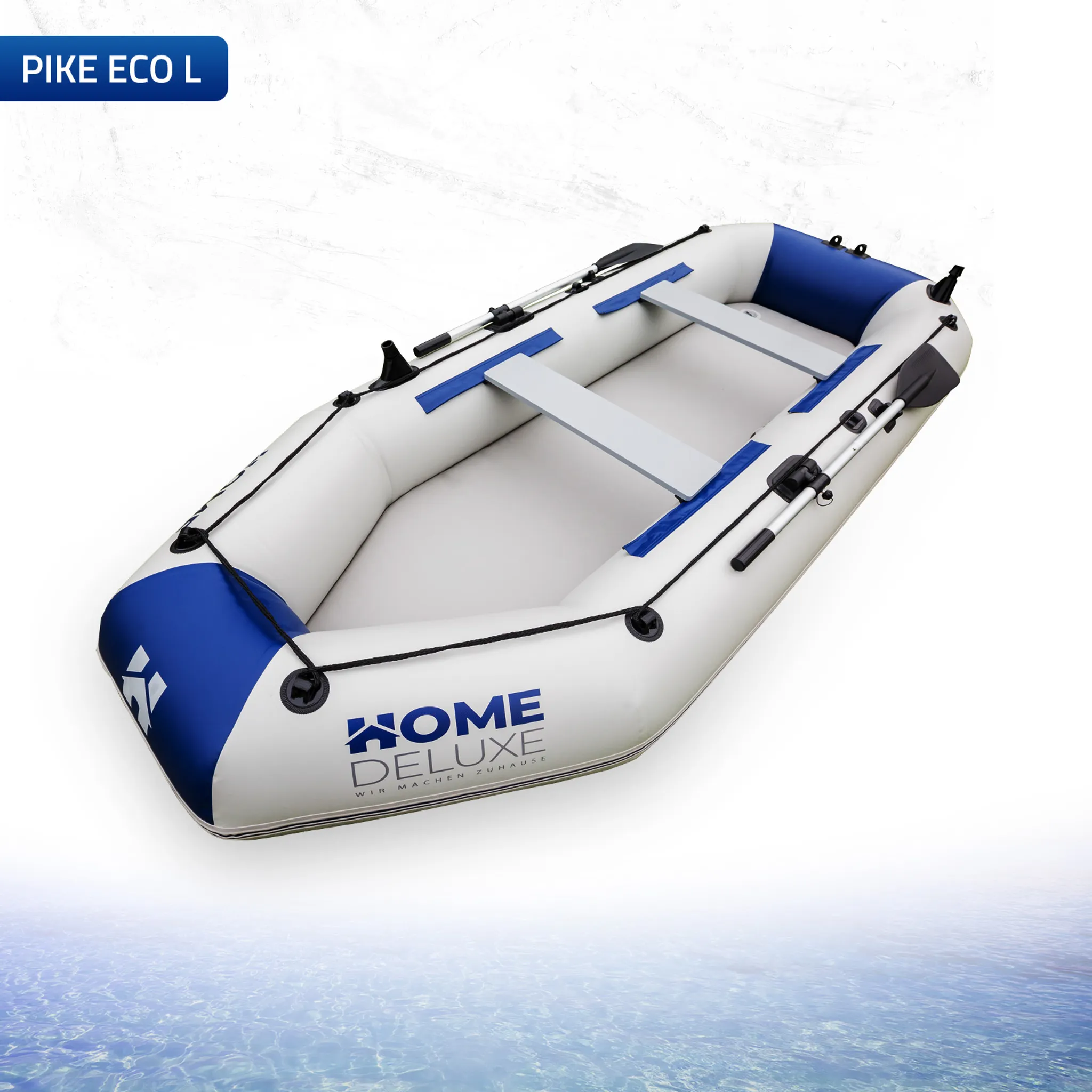 KESSER® Schlauchboot 3,20 m für 4 Personen - WAVE Motor geeignet
