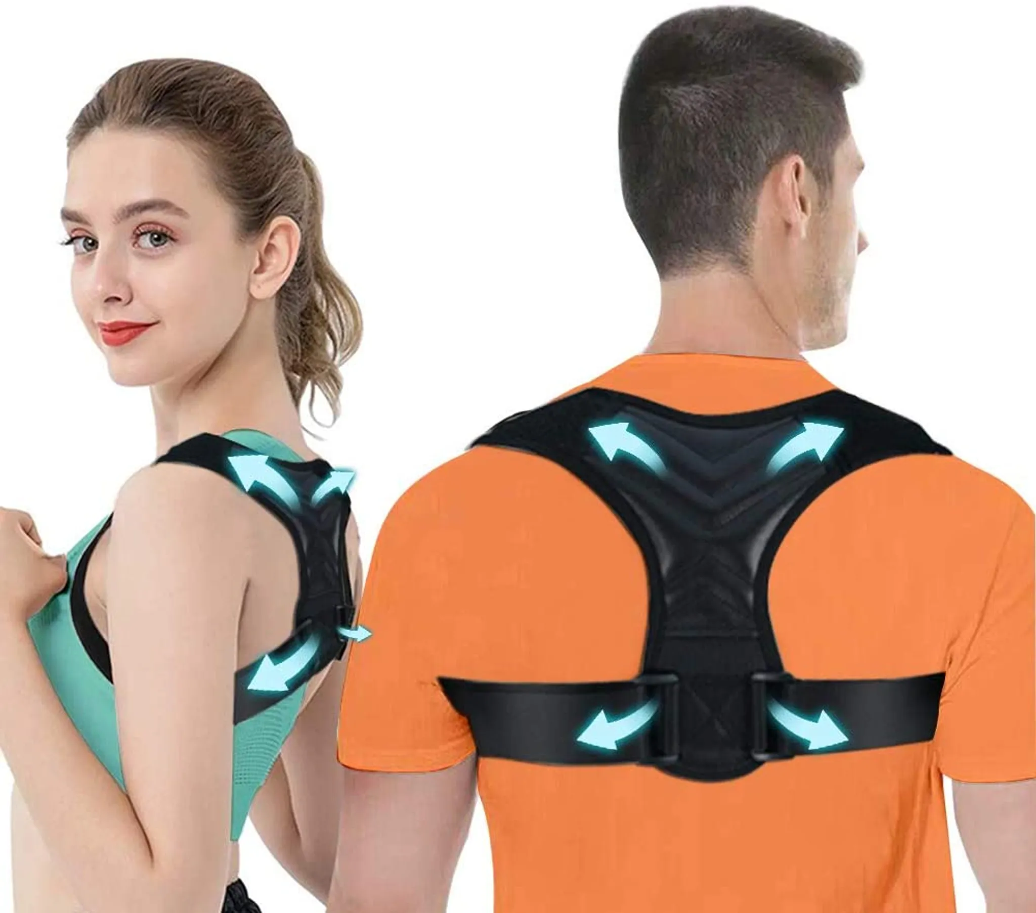 Haltungskorrektor Wirbelsäule und Rückenstütze für Nacken Rücken Schultern