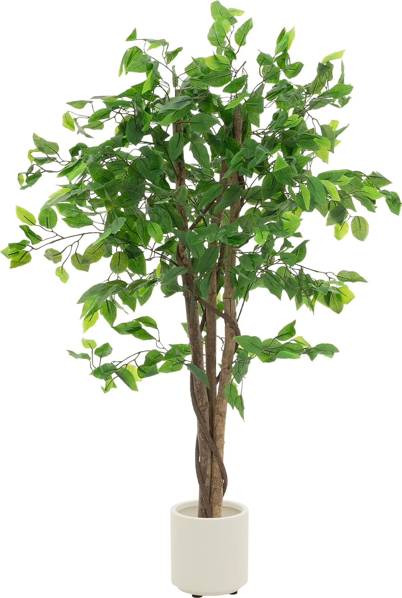 ML-Design Kunstpflanze Ficus 120cm Künstliche Pflanzen groß