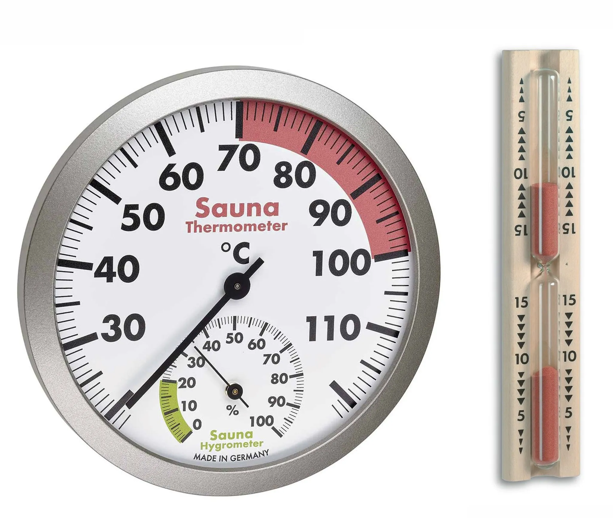gold Sauna Thermometer/Hygrometer Finnsa