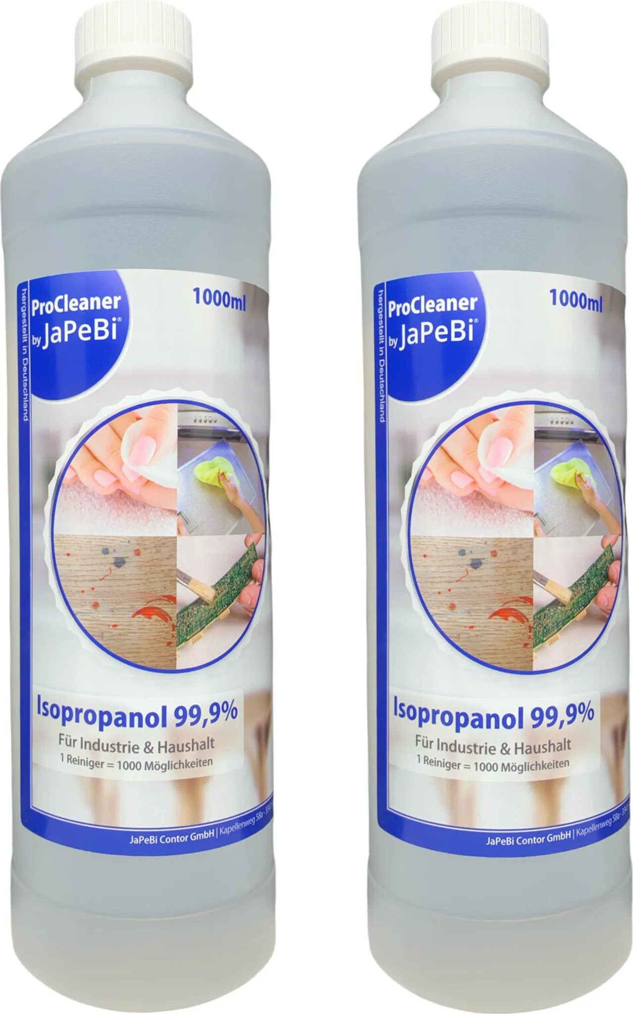 2x 1L Isopropanol 99,9% Isopropylalkohol 2-Propanol