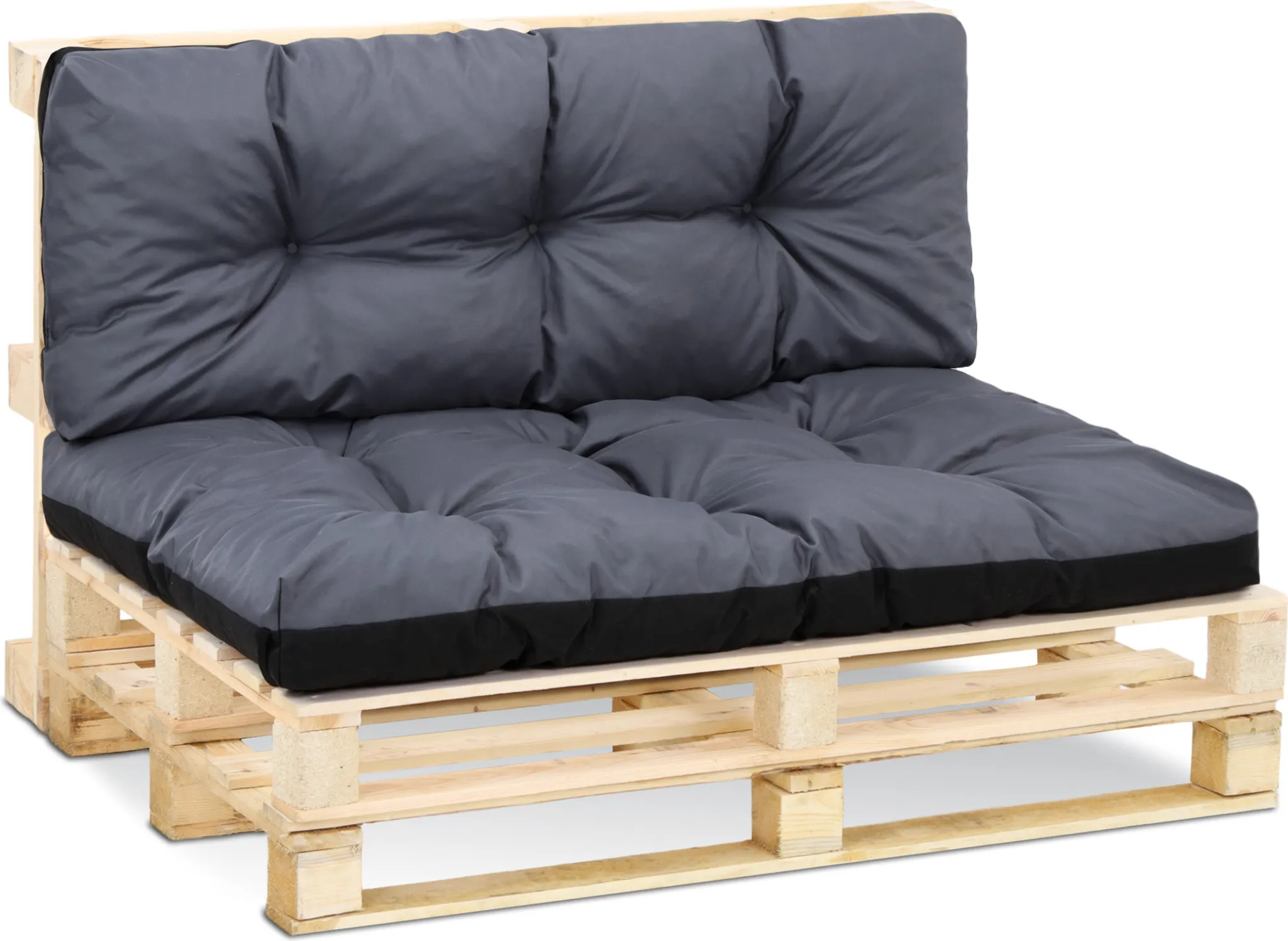 Palettenkissen Outdoor Set: 40x120 & 80x120 cm