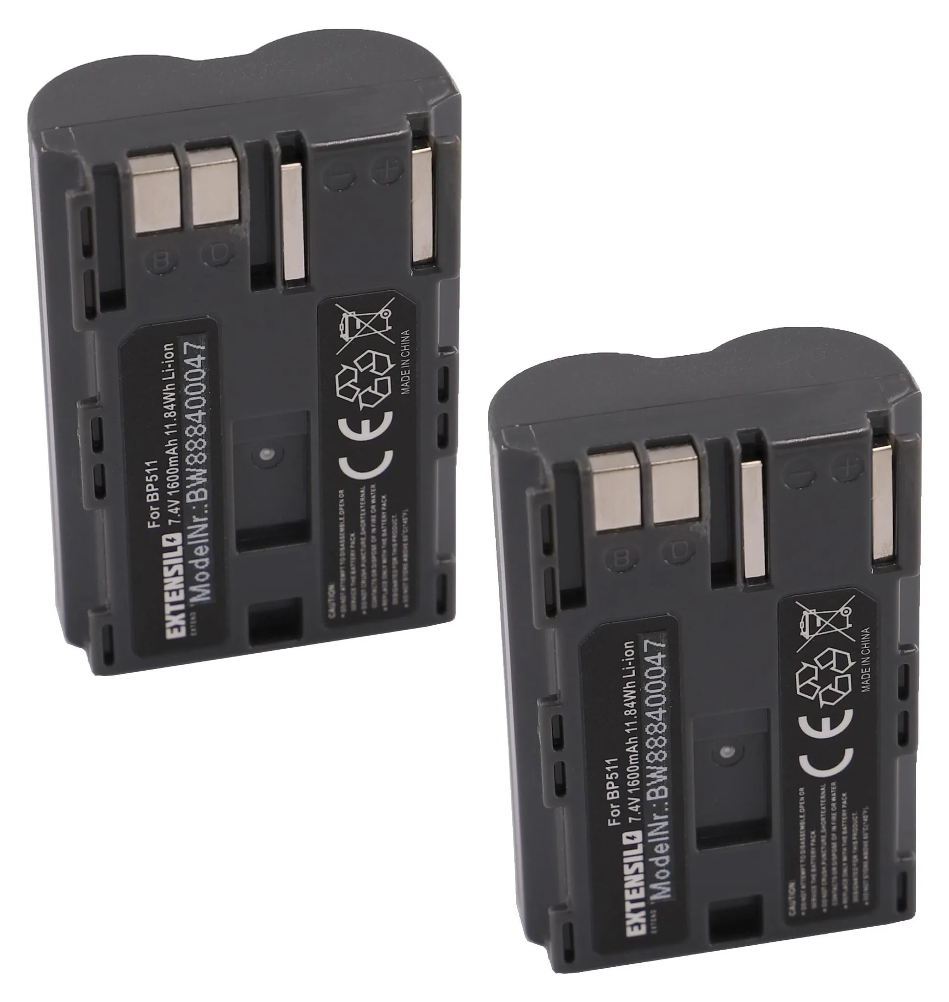 EXTENSILO Akku Für Nikon D50/D70/D100 – 1600 MAh, 7,4 V, Ersatz Für EN-EL3/EN-EL3a