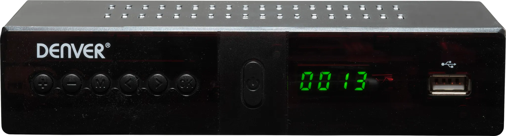 Denver DVBS-206HD Ricevitore Satellitare HD – DVB-S2, HDMI, SCART, Porta USB Frontale