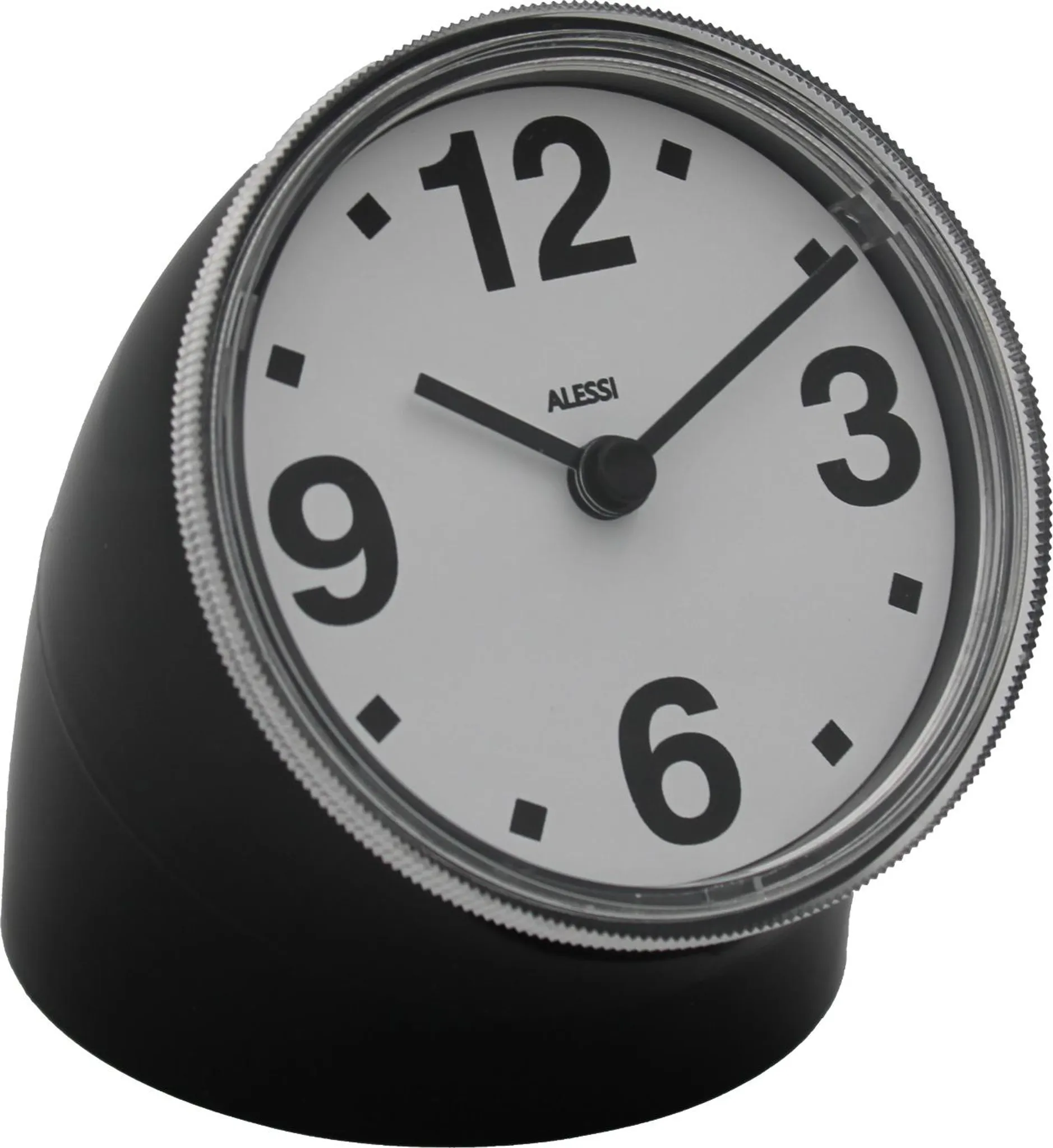 Alessi 01 B Design Pio Manzù Cronotime stolní hodiny z ABS