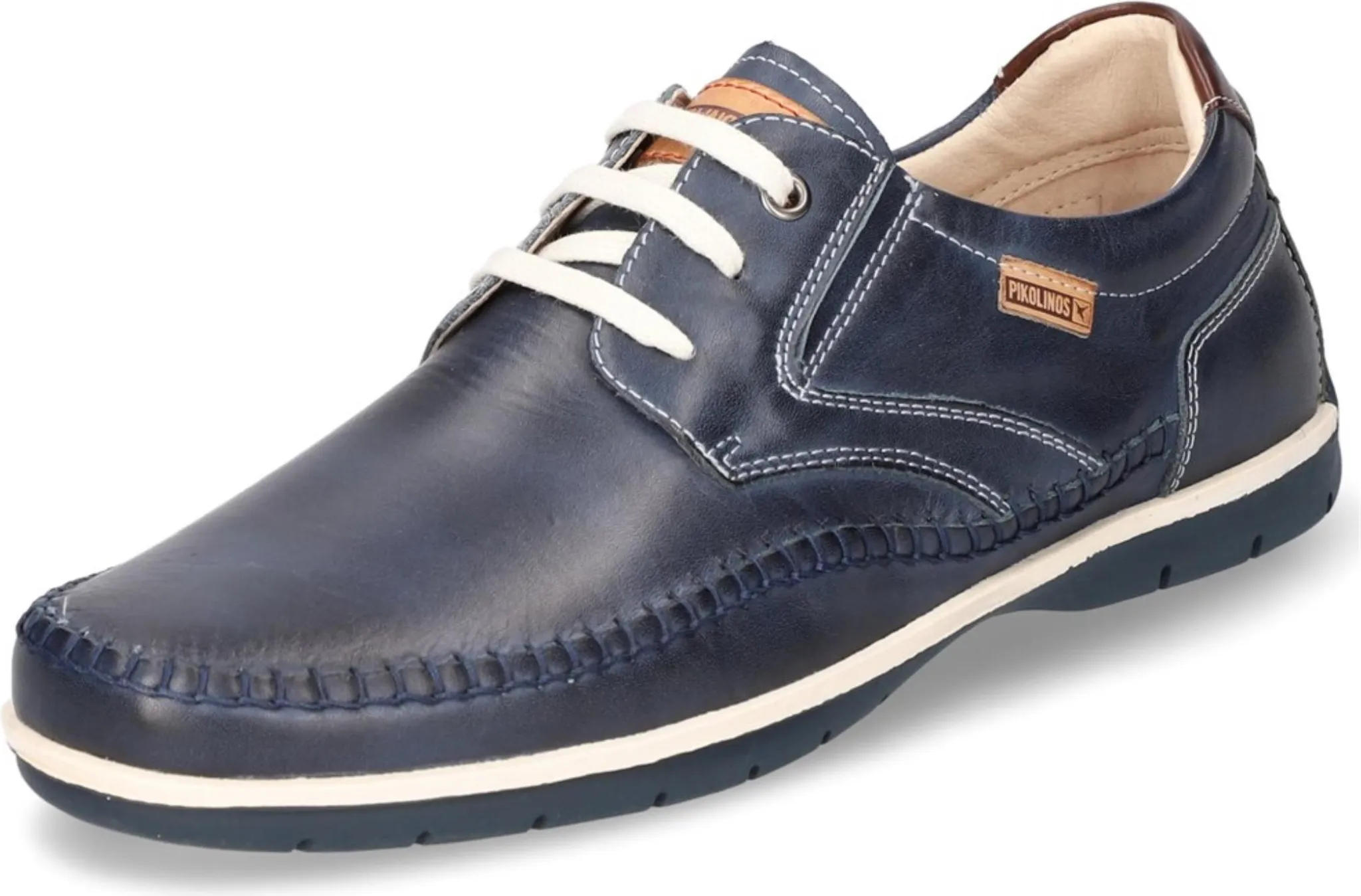 Pikolinos scarpe Marbella, M9A4118BLUE Scarpe stringate
