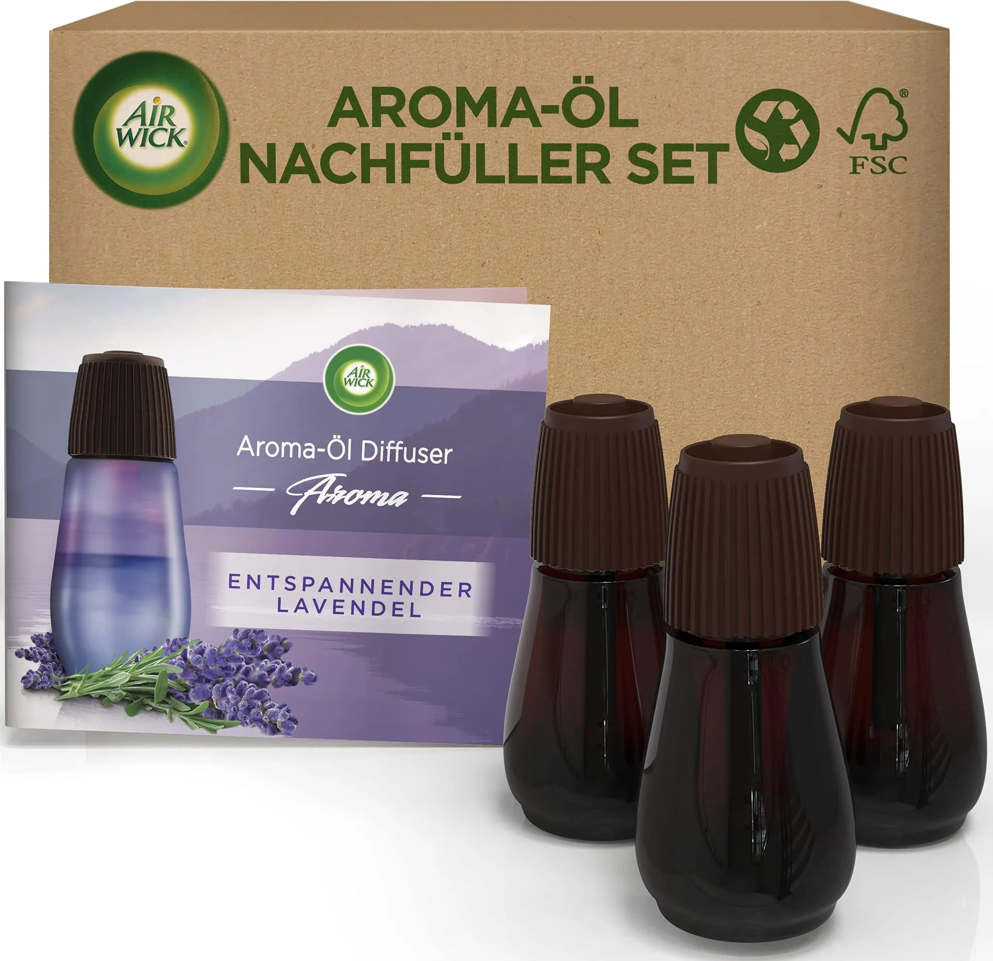 Air Wick Aroma-Öl eCom Nachfüller-Set Entspannender