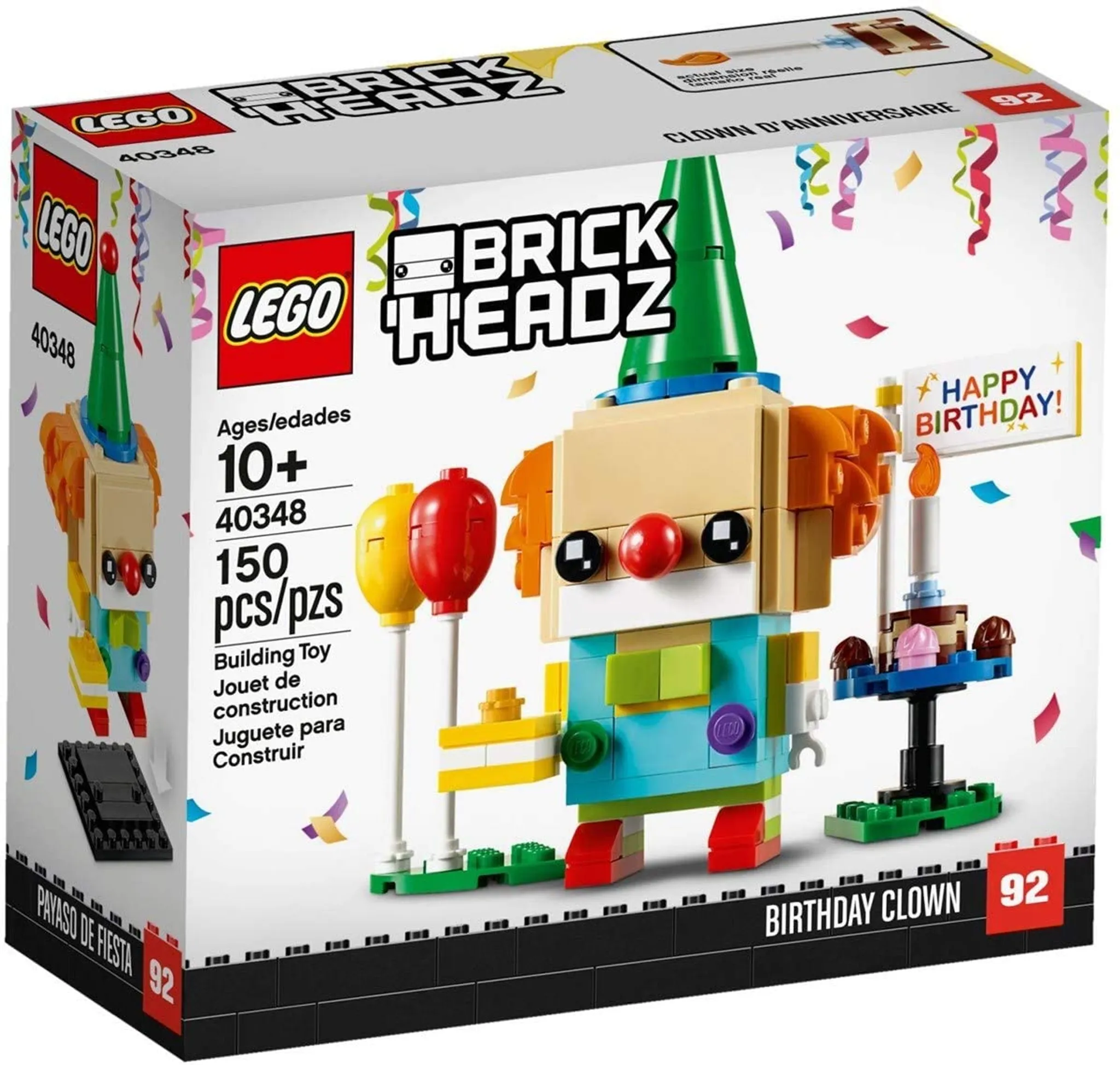 LEGO 40348 Geburtstagsclown Brickheadz LEGO®