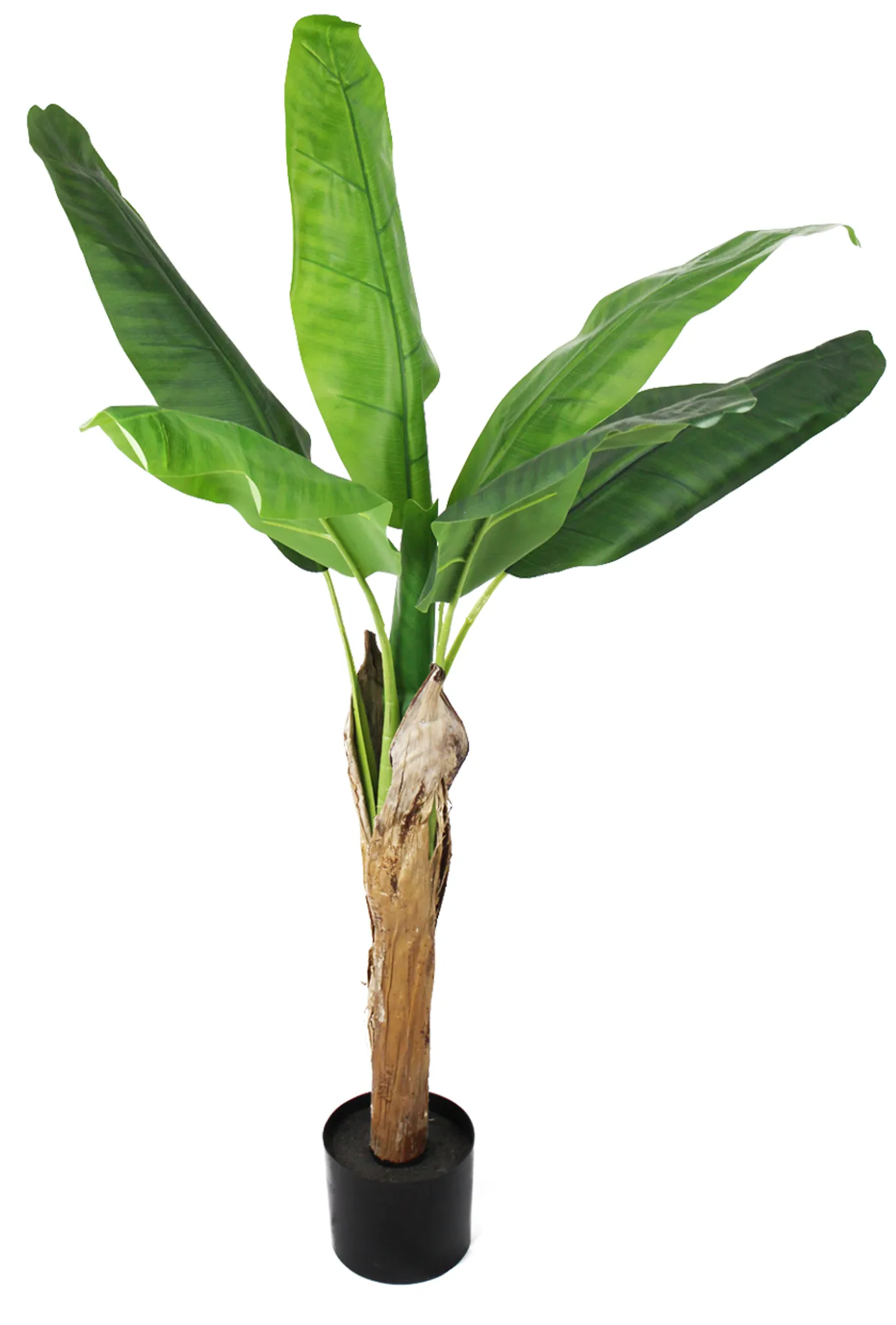 Bananenpalme 45cm im Topf GA Kunstpflanzen Kunstpalmen künstliche Palme Bananenp 