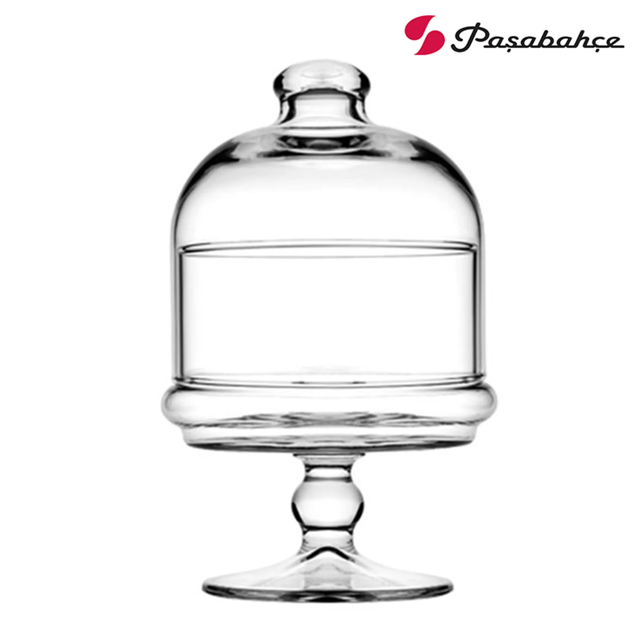 Pasabahce 96386 Mini Patisserie mit Haube, Höhe ca. 19 cm, aus Glas :  : Küche, Haushalt & Wohnen